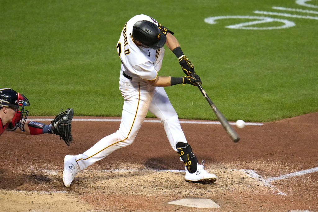 Atlanta, United States. 12th June, 2022. Atlanta Braves center fielder Michael  Harris II (23) waits for the pitch during a MLB regular season game against  the Pittsburgh Pirates, Sunday, June 12, 2022