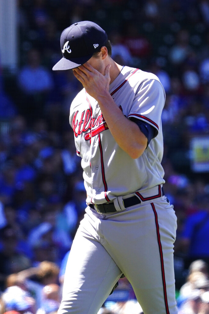 Cubs win a strange game as Braves lose series at Wrigley Field