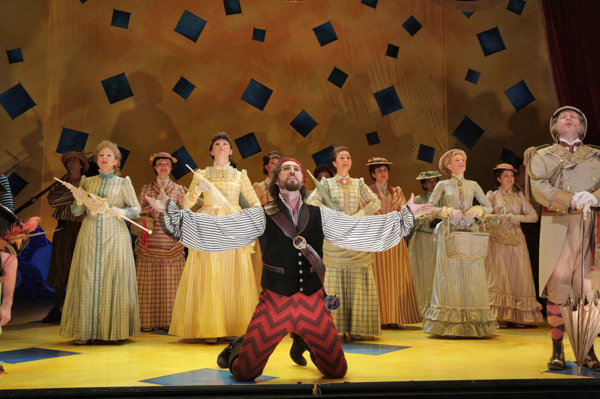 “The Pirates of Penzance” is one of Gilbert and Sullivan’s best-known and most beloved works. The Atlanta Opera’s upcoming production is directed by Sean Curran and features sets and costumes by James Schuette.
Courtesy of Ken Howard/Opera Theatre of St. Louis