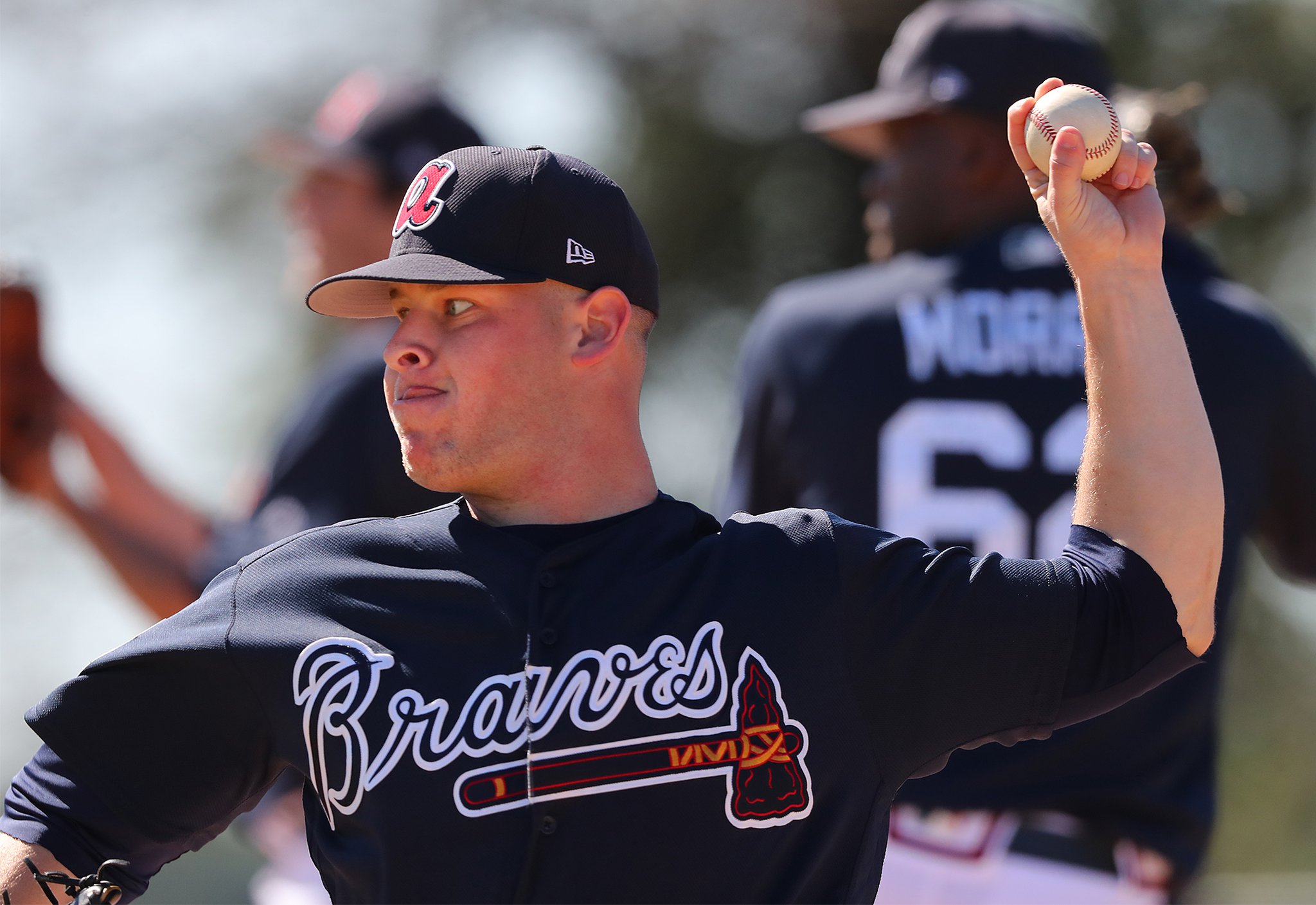 A.J. Minter dealing with inflamed nerves in pitching arm