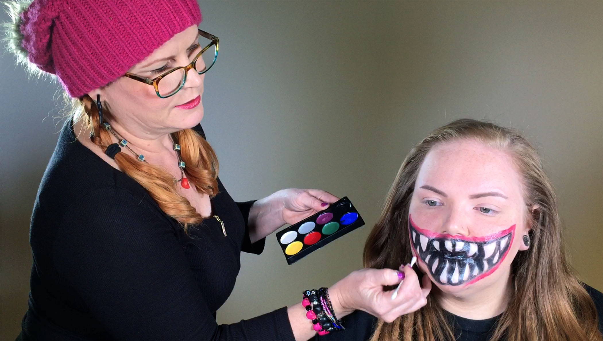 scary clown makeup for kids