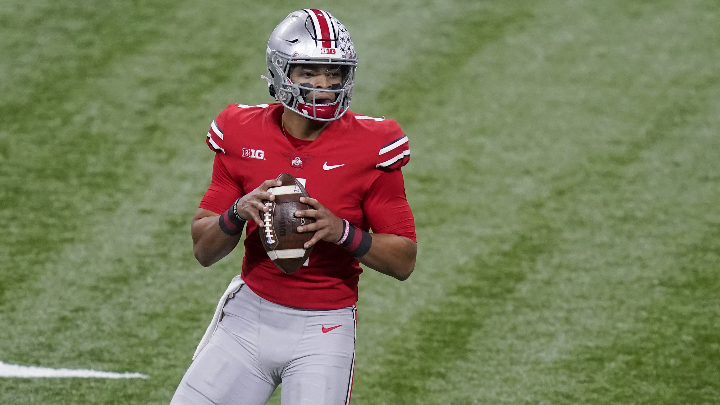 2021 NFL Mock Draft: Carolina Panthers trade up for Ohio State's Justin  Fields, Denver Broncos move up to pick QB Trey Lance, NFL Draft