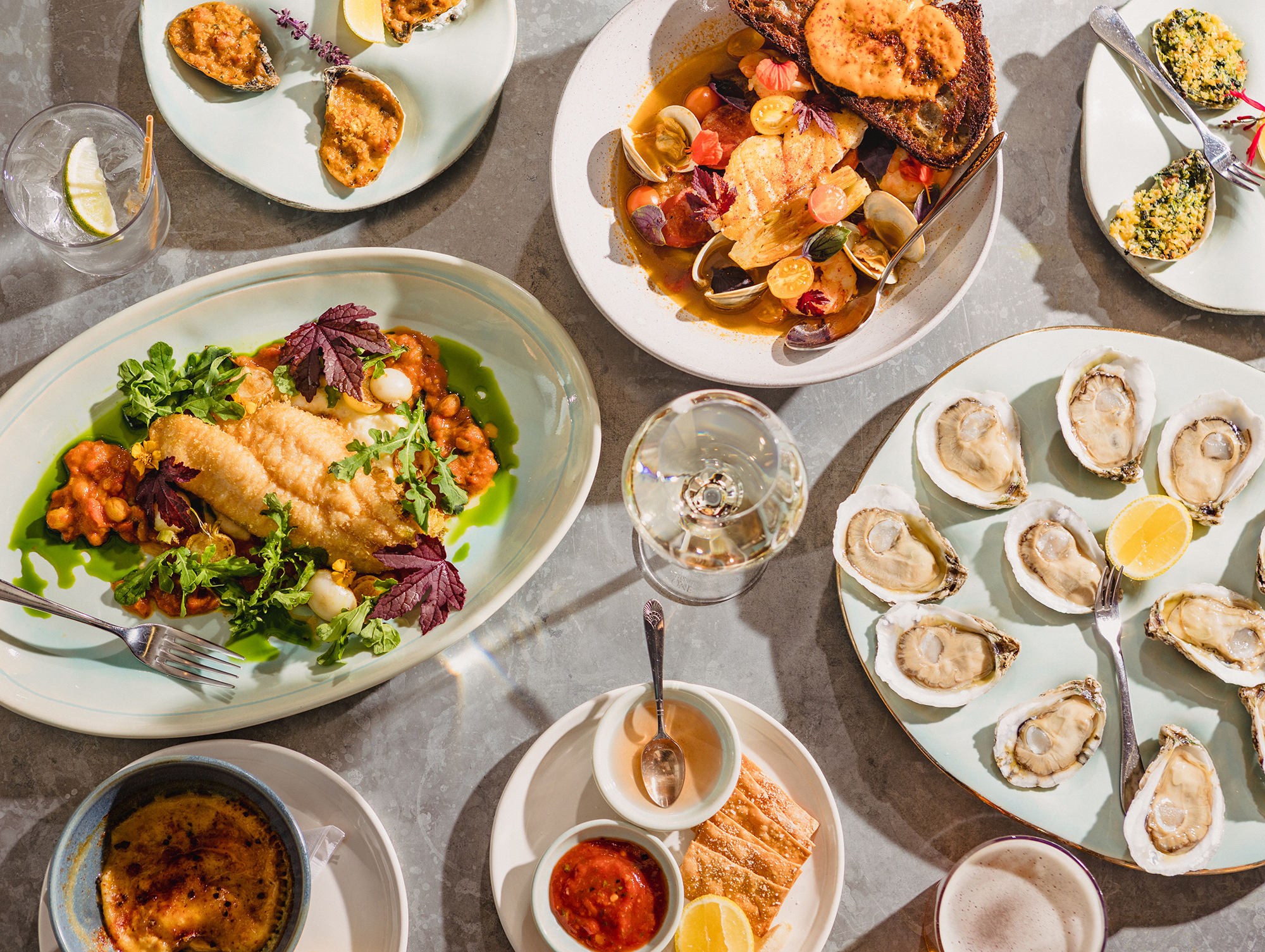 One of newest eateries close to the Wilmington beaches is Seabird, specializing in oysters and updated takes on classic seafood favorites.
Courtesy of Baxter Miller
