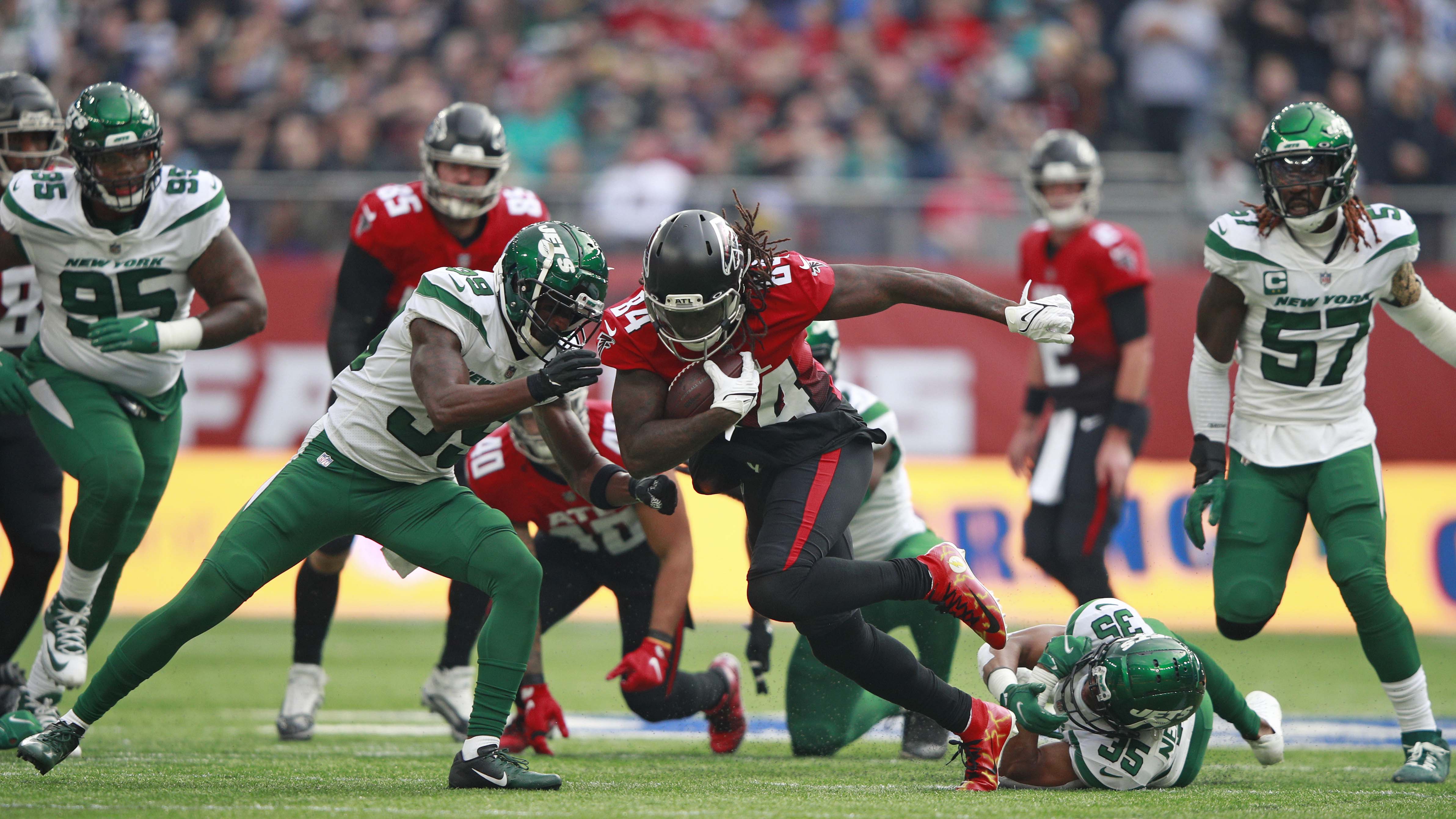 Oct. 10, 2021 game: Falcons 27, Jets 20 (in London)