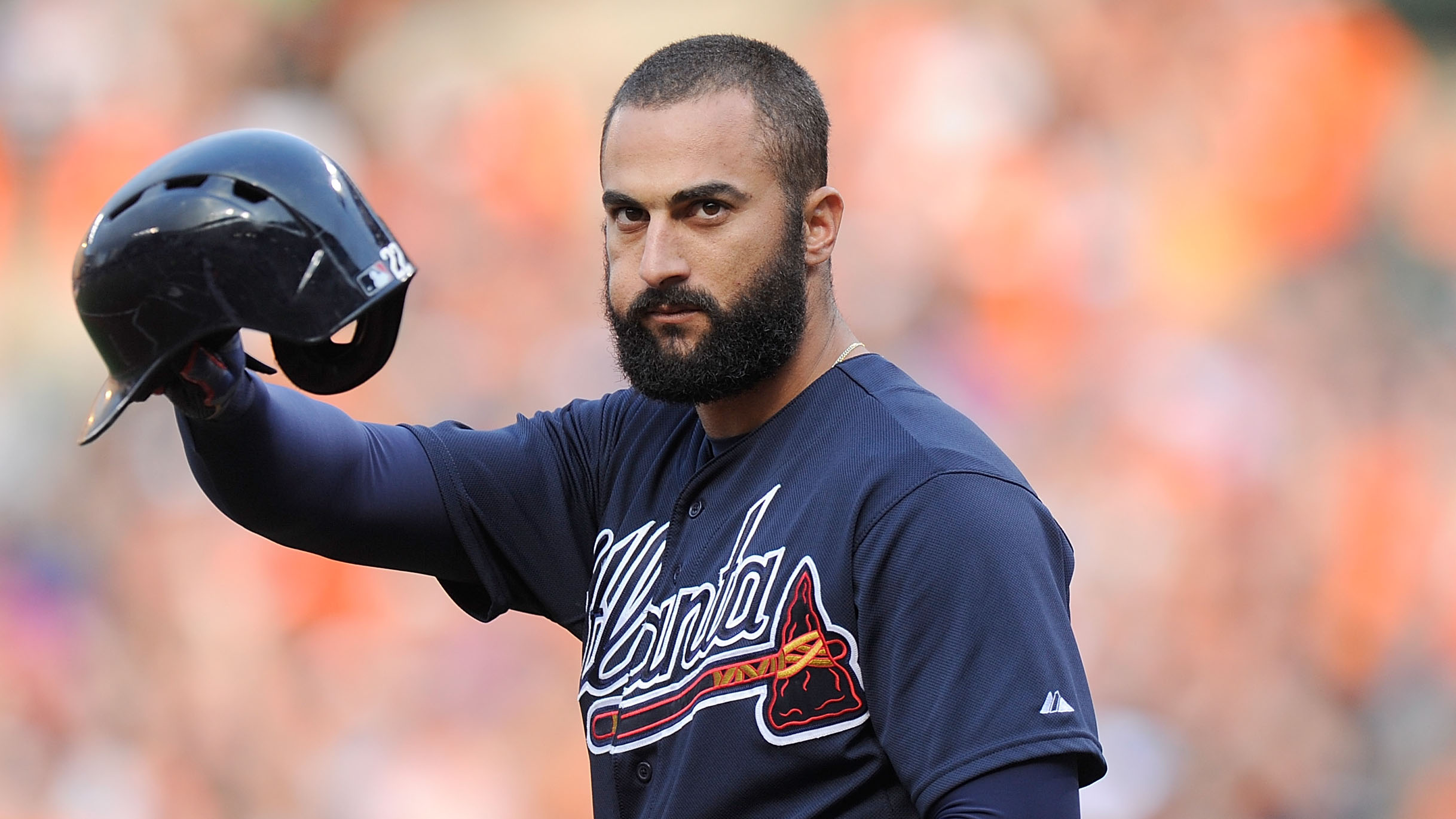 Nick Markakis has his manager's back, Braves glad both are still here