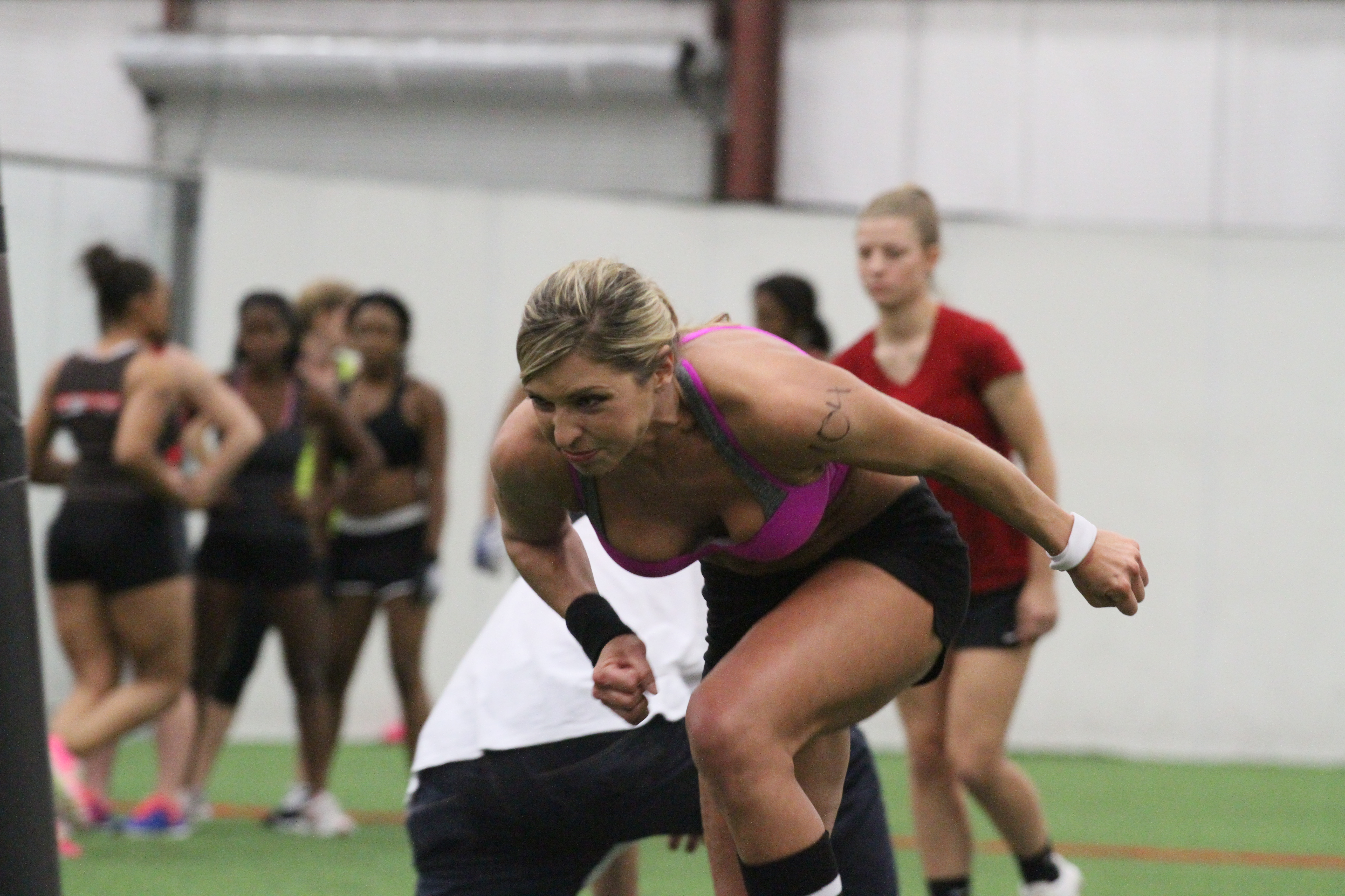 Lingerie Football League tryouts for Cleveland team