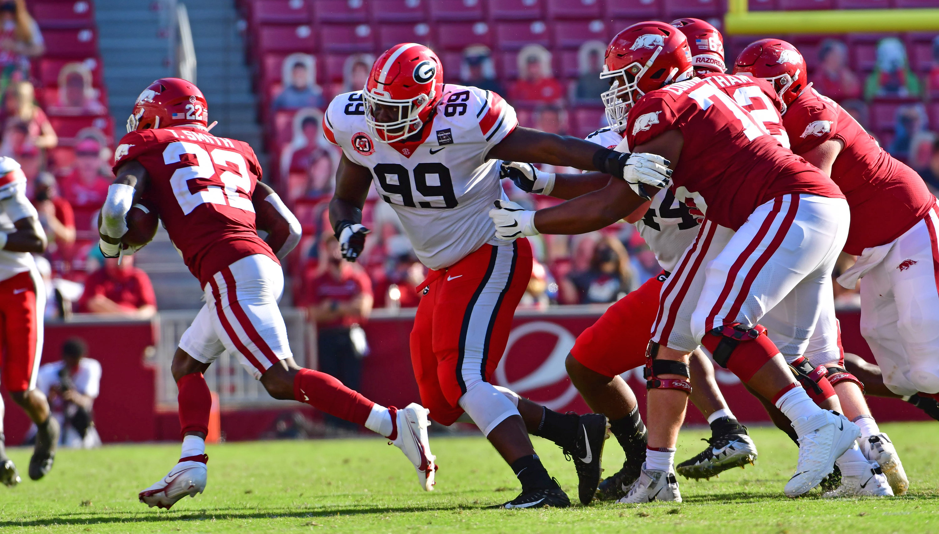 Georgia's Jordan Davis revved up for Clemson in Charlotte