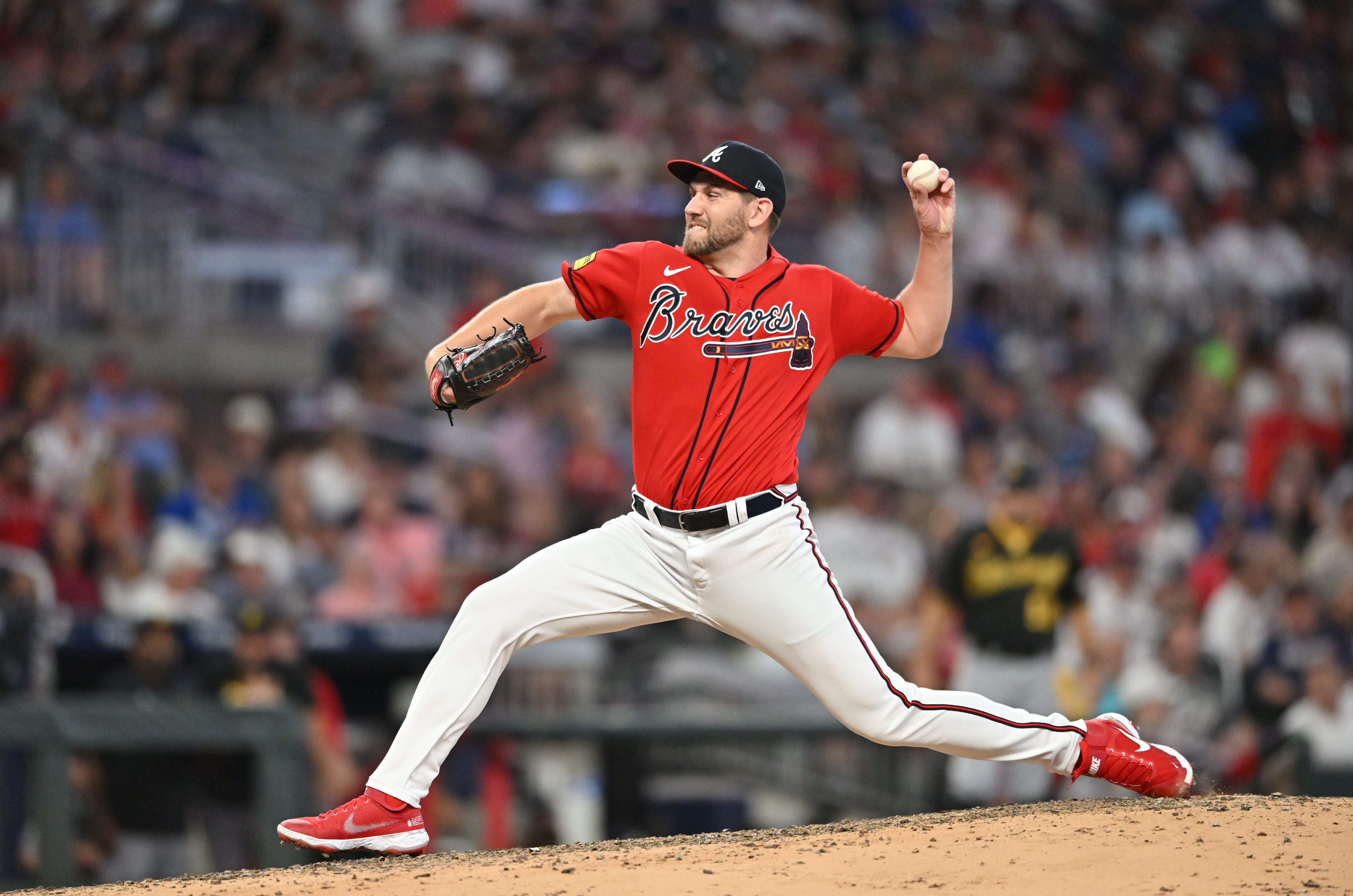 ATLANTA, GA - JUNE 10: Dylan Lee (52) of the Atlanta Braves