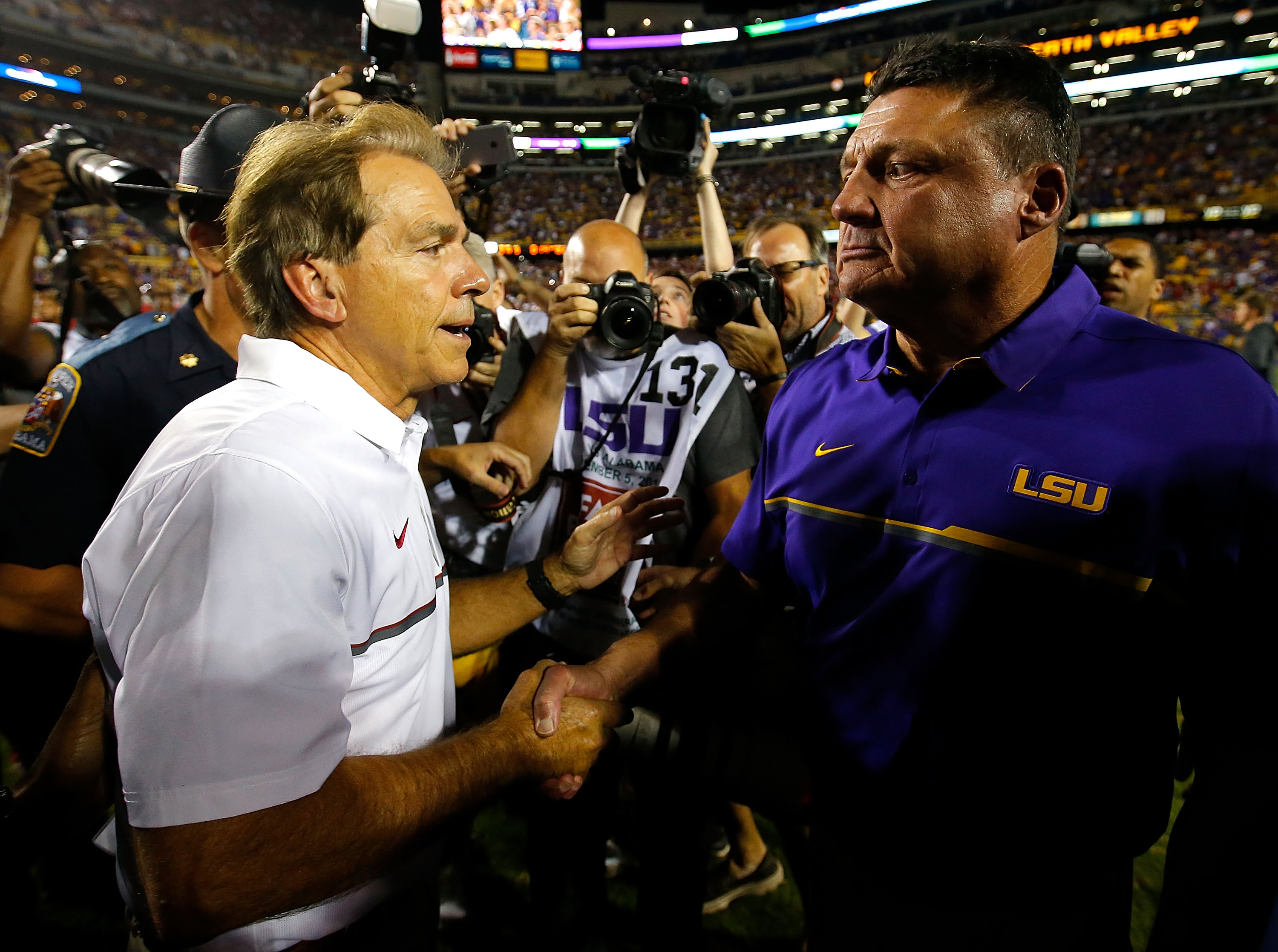 Ed Orgeron laughs off Northwestern report: 'Man, I don't know where they  get this stuff' - On3