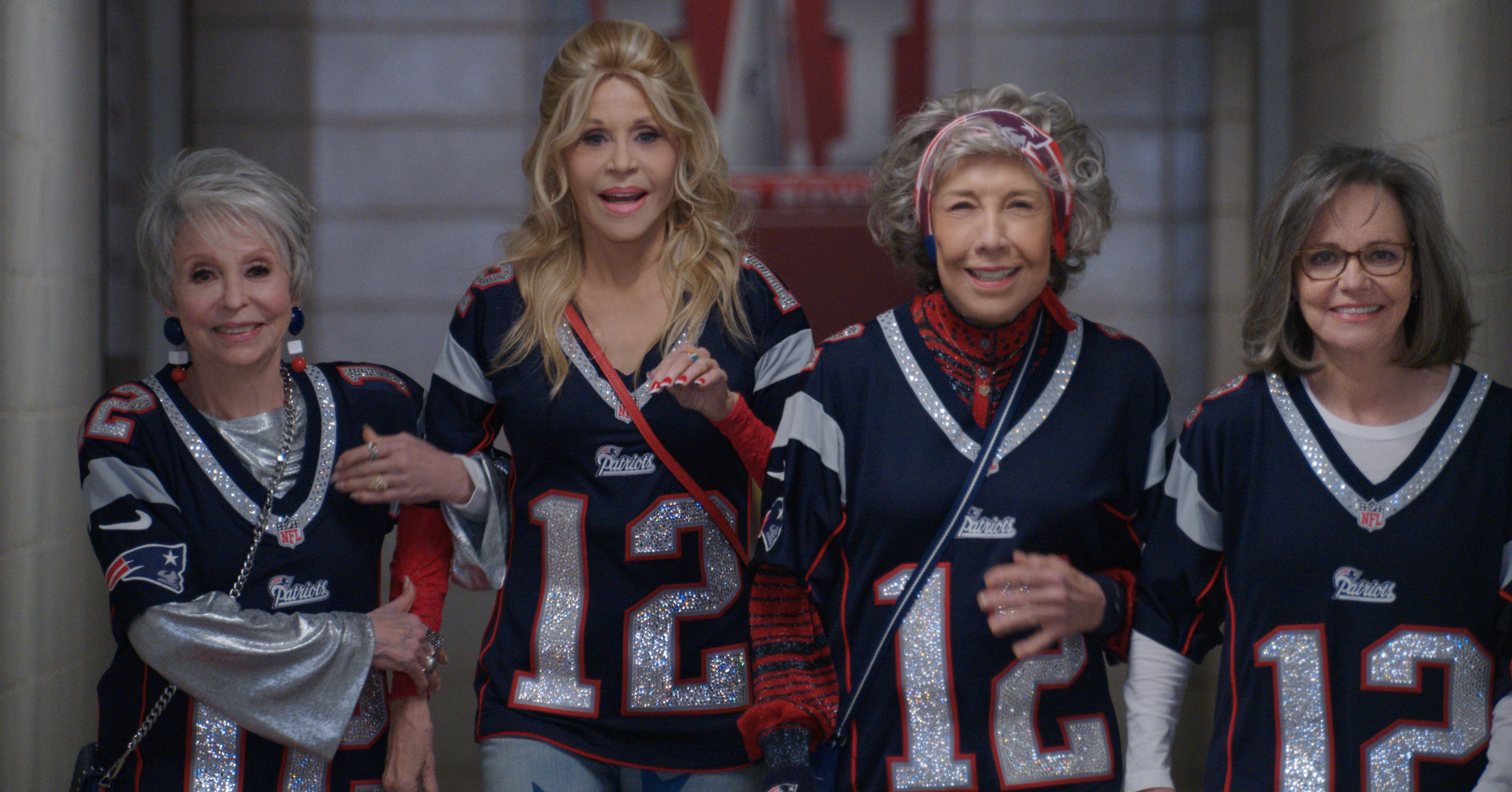 Girls Keener Xxx Video - Jane Fonda embraces female friendship in '80 for Brady,' feels conflicted  about the Falcons loss