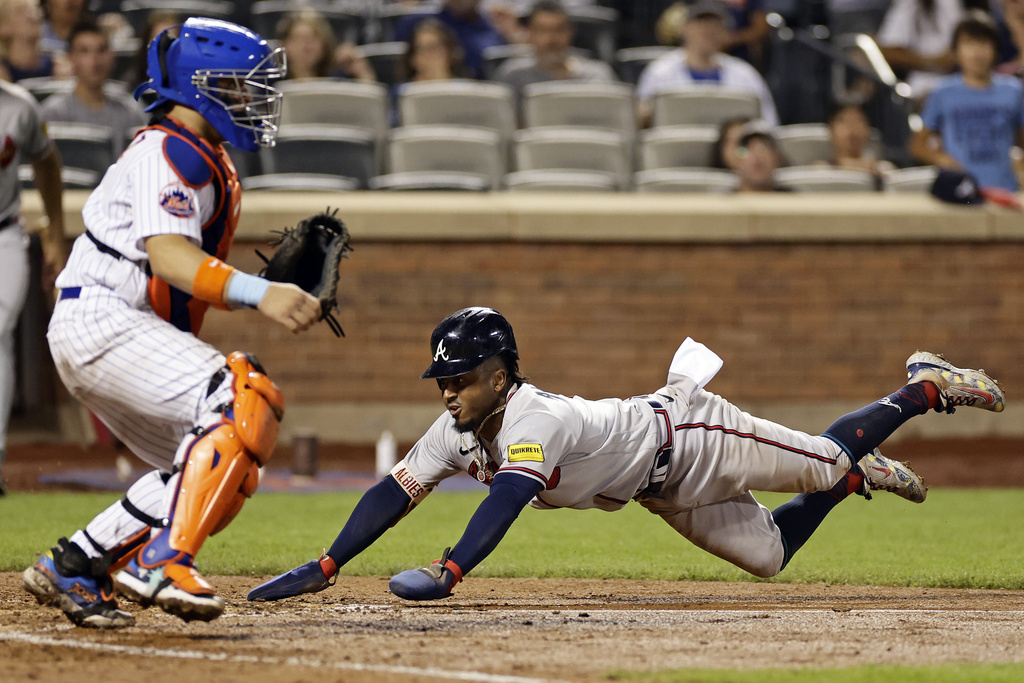 Braves' Ozzie Albies: 'A lot of pleasure' in beating Mets