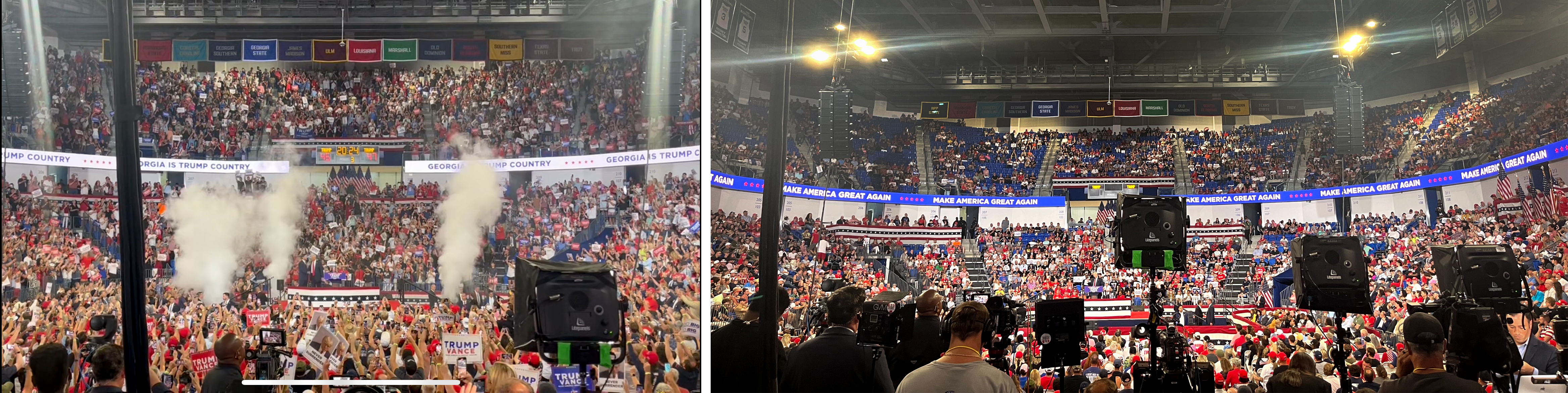 Donald Trump takes aim at Georgia State University for empty seats 