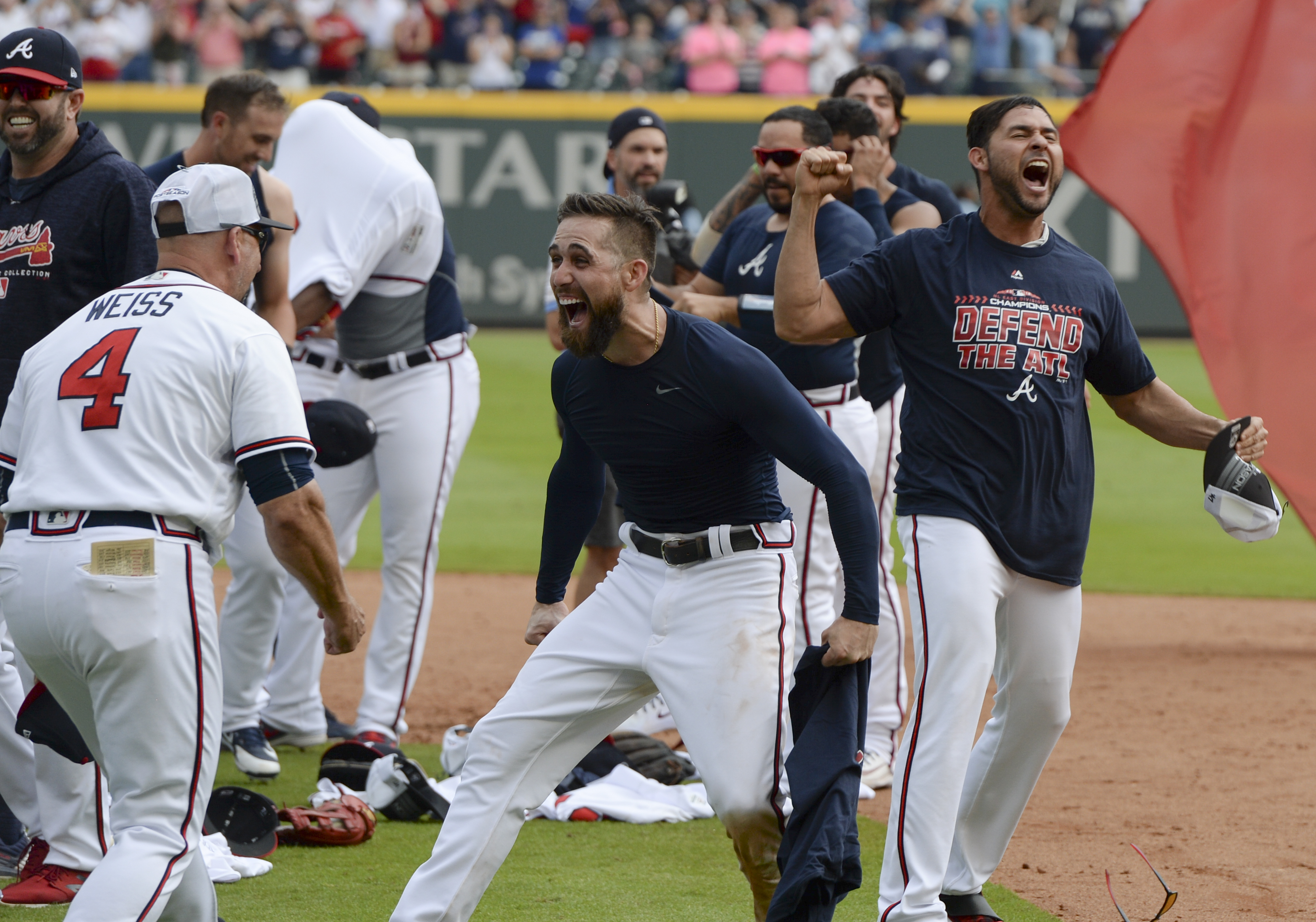Braves players ready for postseason after winning NL East