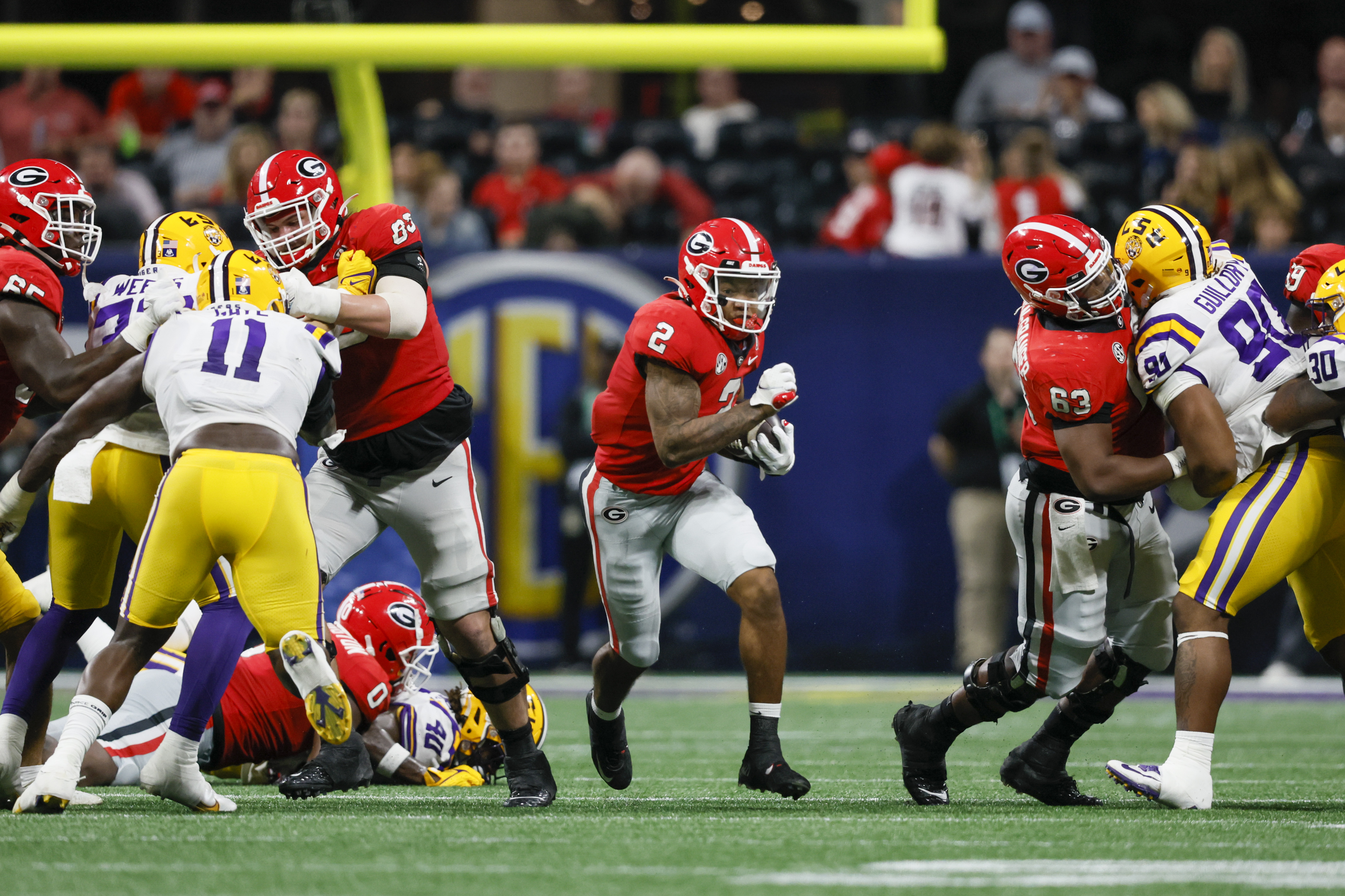 Georgia defensive back Javon Bullard talks during preseason practice