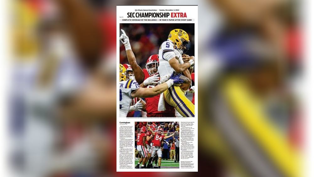 UGA National Champions, SEC Champions And Atlanta Braves AJC Collection 4pk