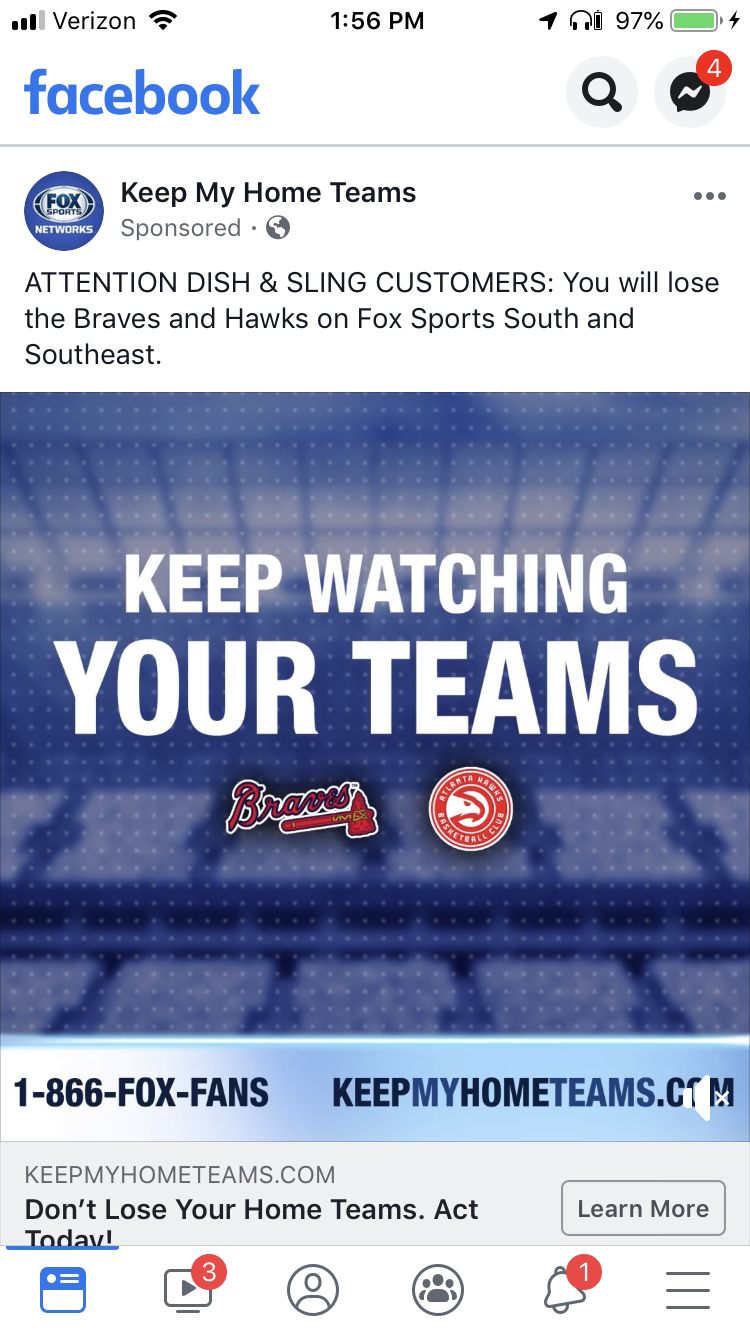 Sling tv outlet fox sports southeast