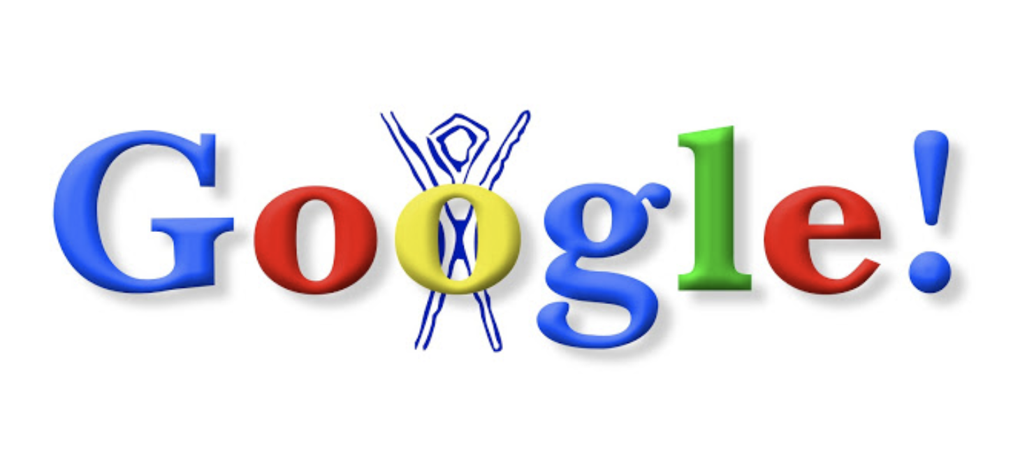 Burning Man Festival Google logo