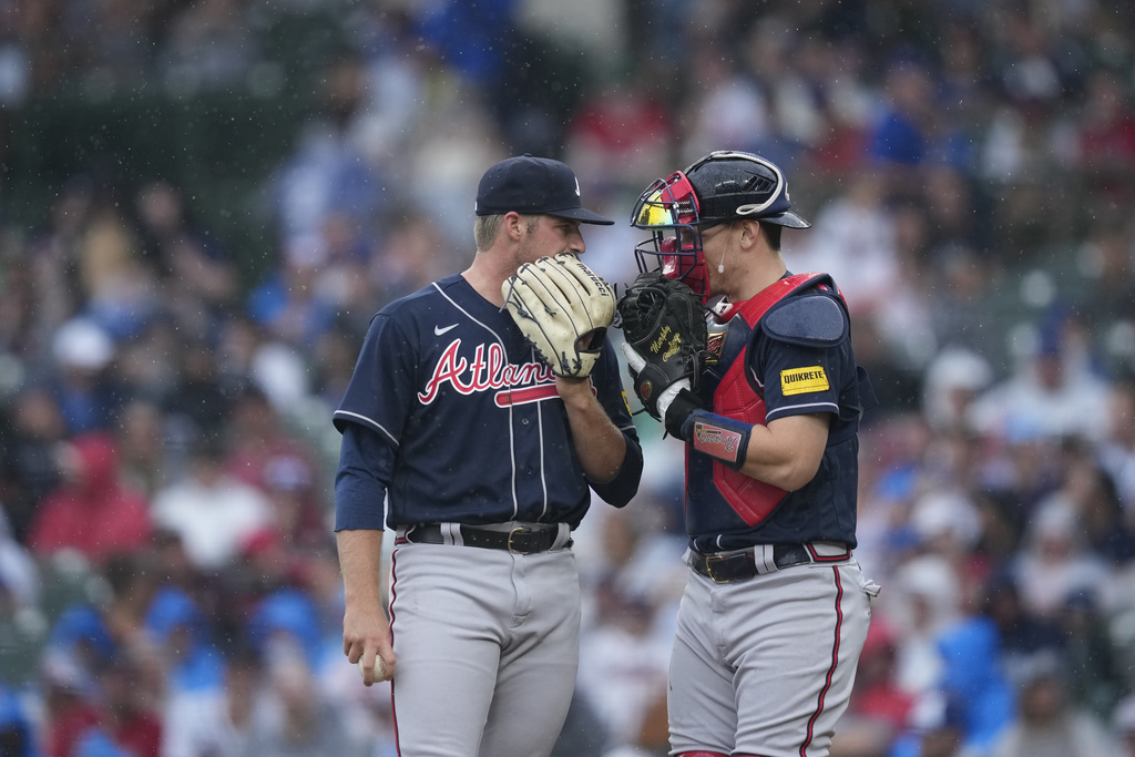 Braves' Marcell Ozuna calls umpire 'too sensitive' after getting ejected  vs. Cubs