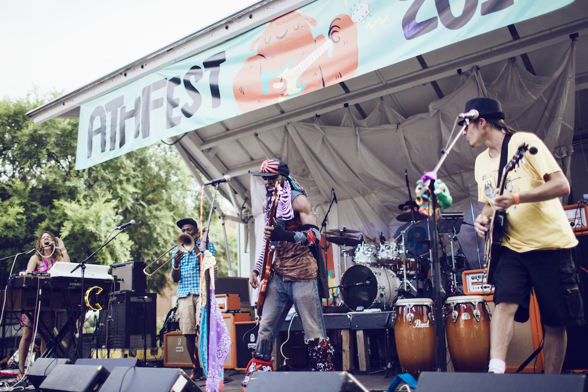 A view of the AthFest main stage during the 2014 event. The festival runs this Friday, June 24 through Sunday, June 26.
Courtesy of AthFest Educates/Connelly Crowe