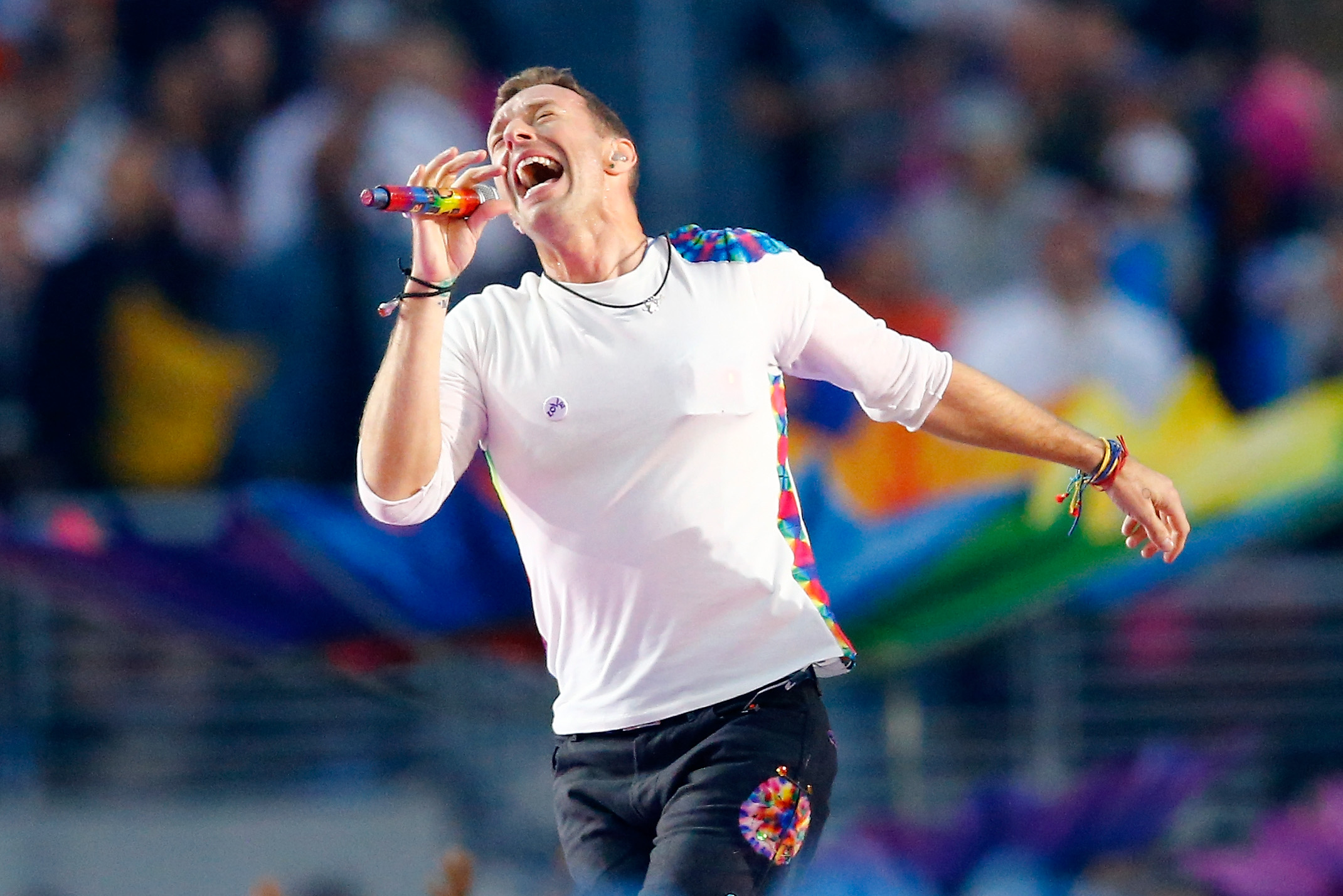 Coldplay delivers colorful Super Bowl 50 halftime show with