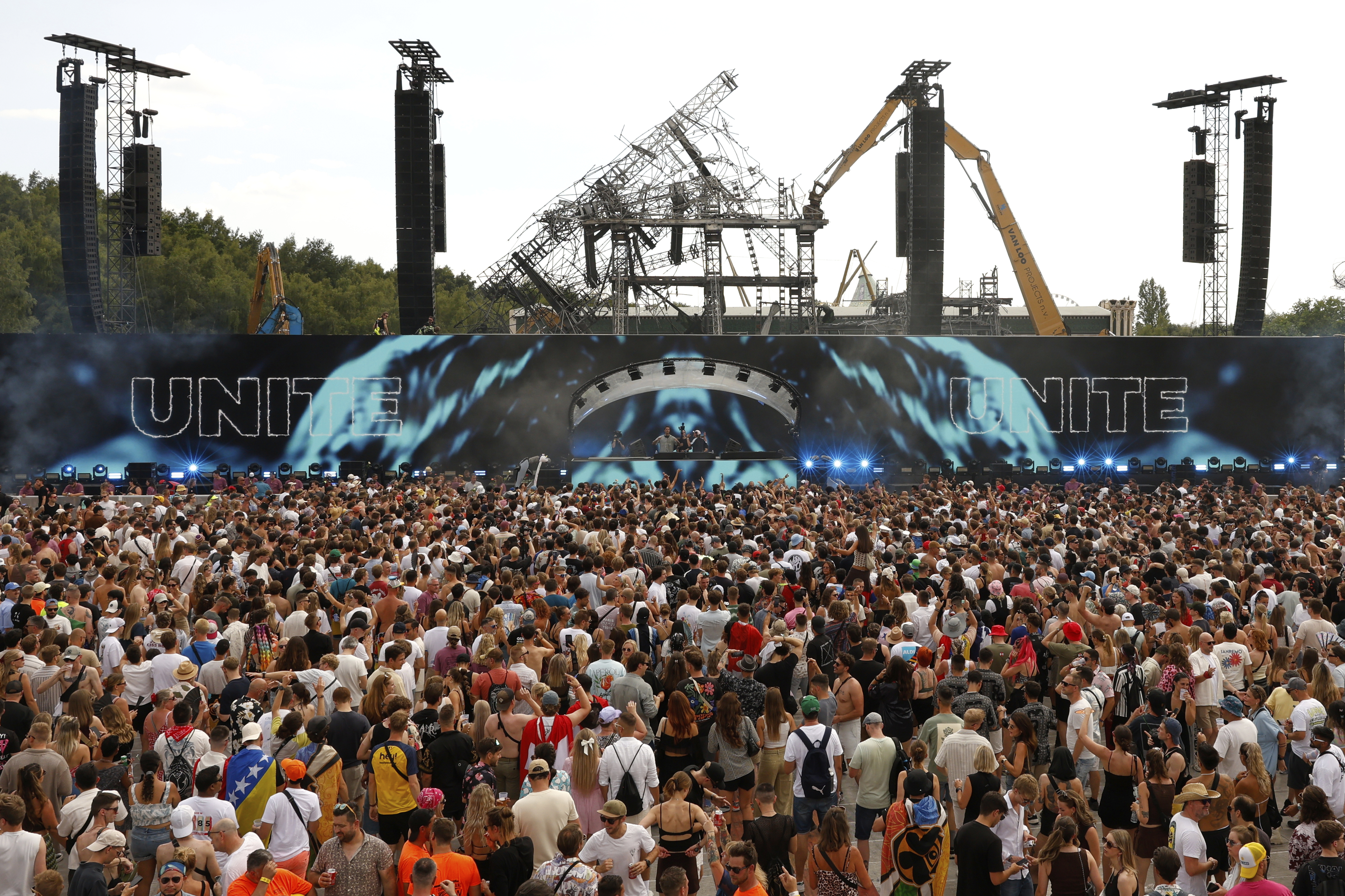 ajc.com - AHMAD SEIR - Tomorrowland music festival opens after its main stage was destroyed by a huge fire