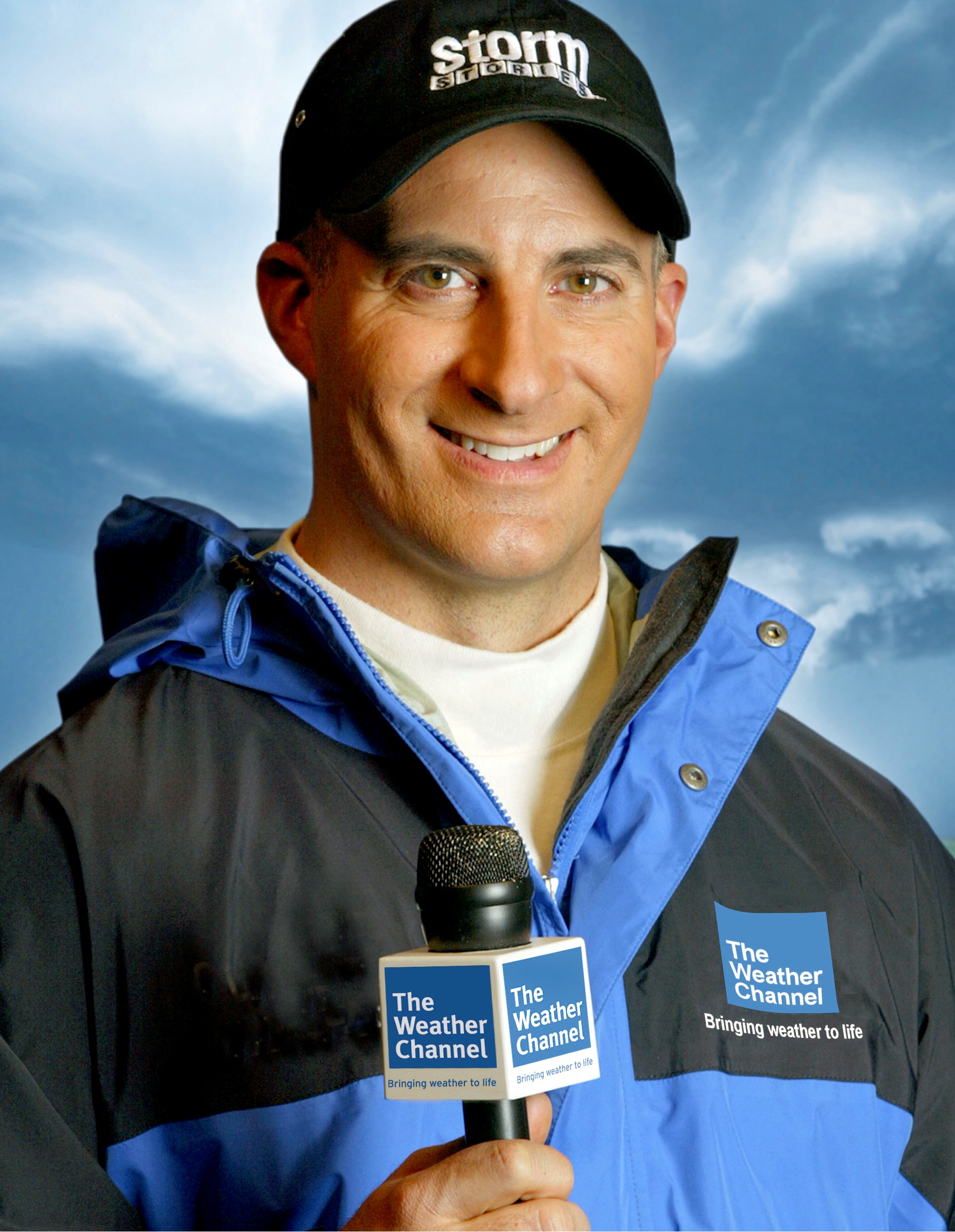Jim Cantore joins Sam Champion on The Weather Channel morning show AMHQ