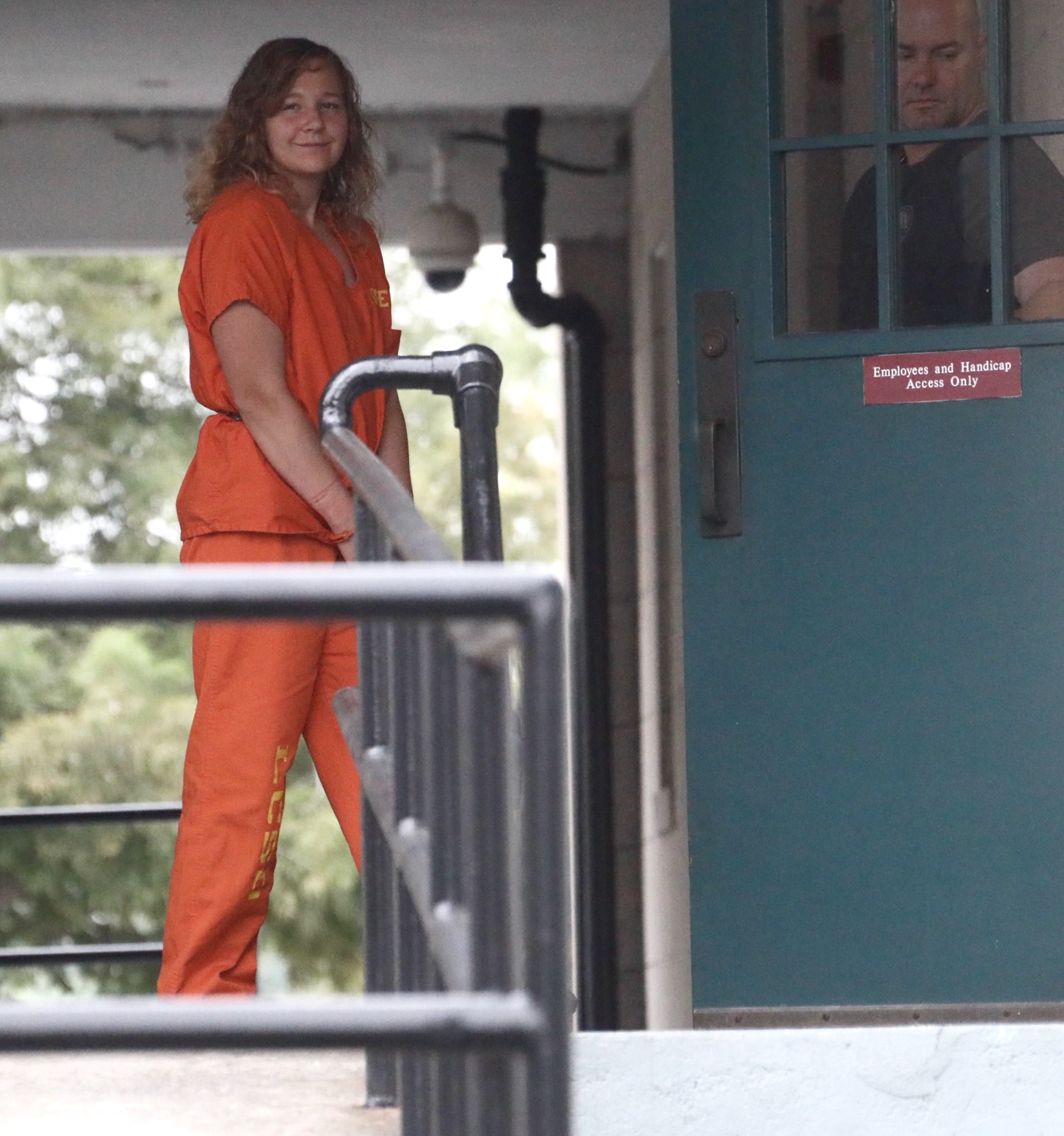 Aug 23, 2018 - Augusta - Reality Winner, who pleaded guilty in June to leaking top-secret government documents about Russian meddling in the 2016 election, arrived to be to be sentenced in a federal court in Augusta on Aug. 23. Bob Andres / bandres@ajc.com