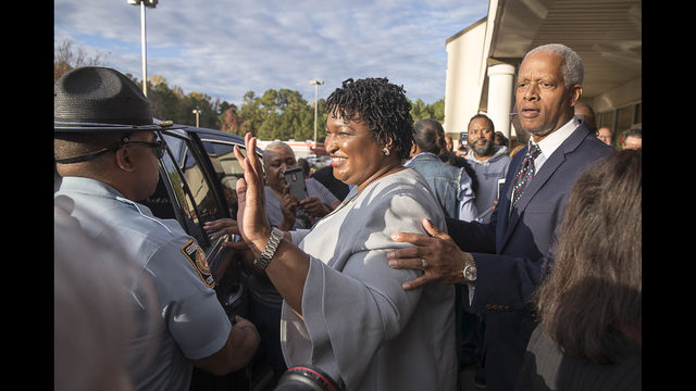 Georgia Democratic gubernatorial candidate Stacey Abrams