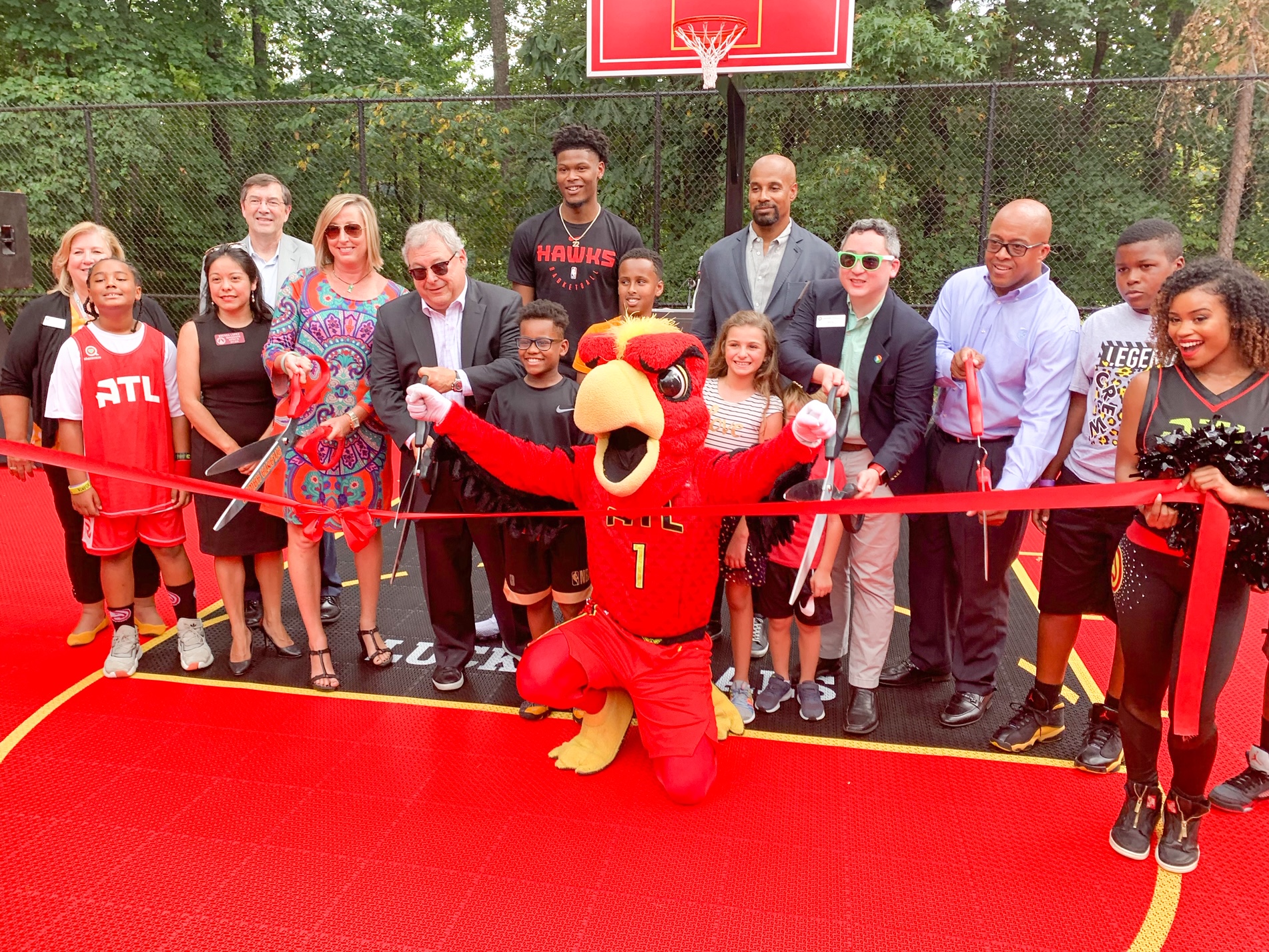 Atlanta Hawks open basketball court, game room in Cobb