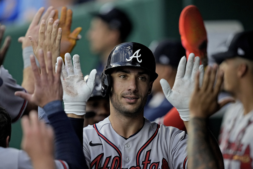 Lugbauer Hits 100th Career Homer, M-Braves Rally but Fall to Shuckers 7-6