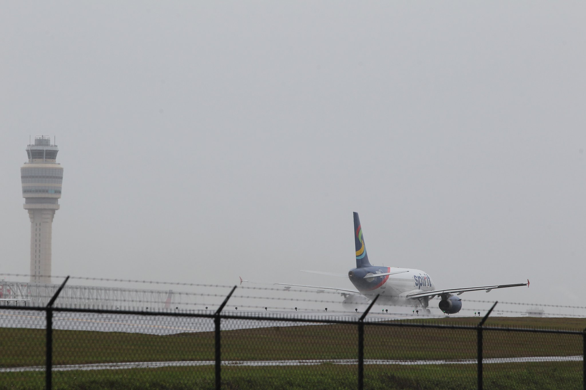 Planes take off and land at Hartsfield-Jackson International Airport in Atlanta on April 3, 2017.