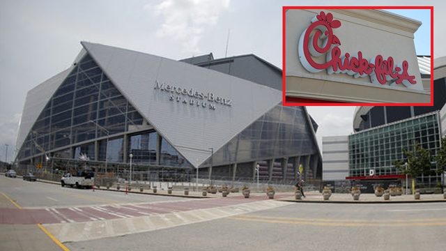 Chick-fil-A Mercedes-Benz Stadium Atlanta closed