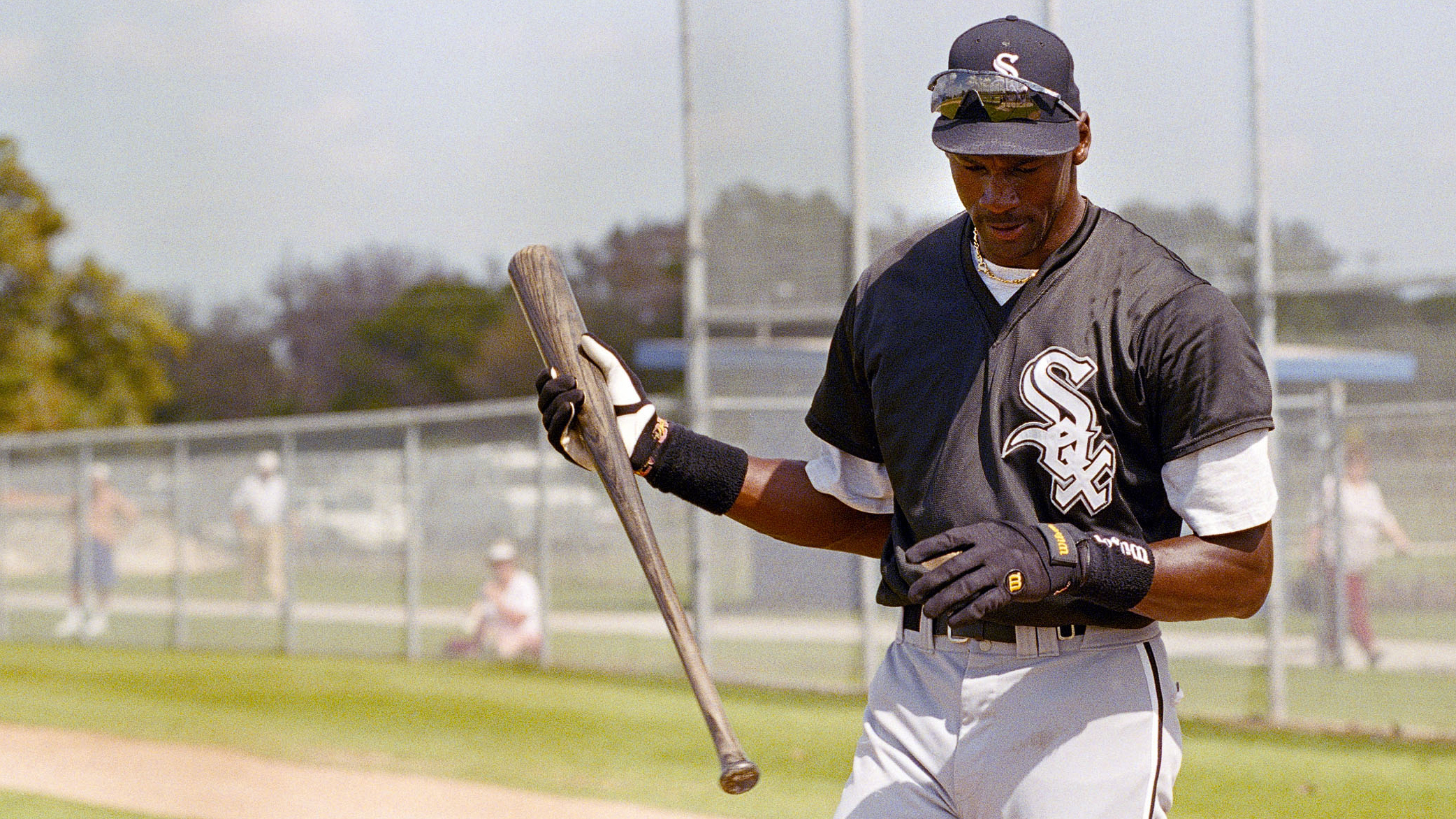 Michael Jordan on the Baseball Diamond 