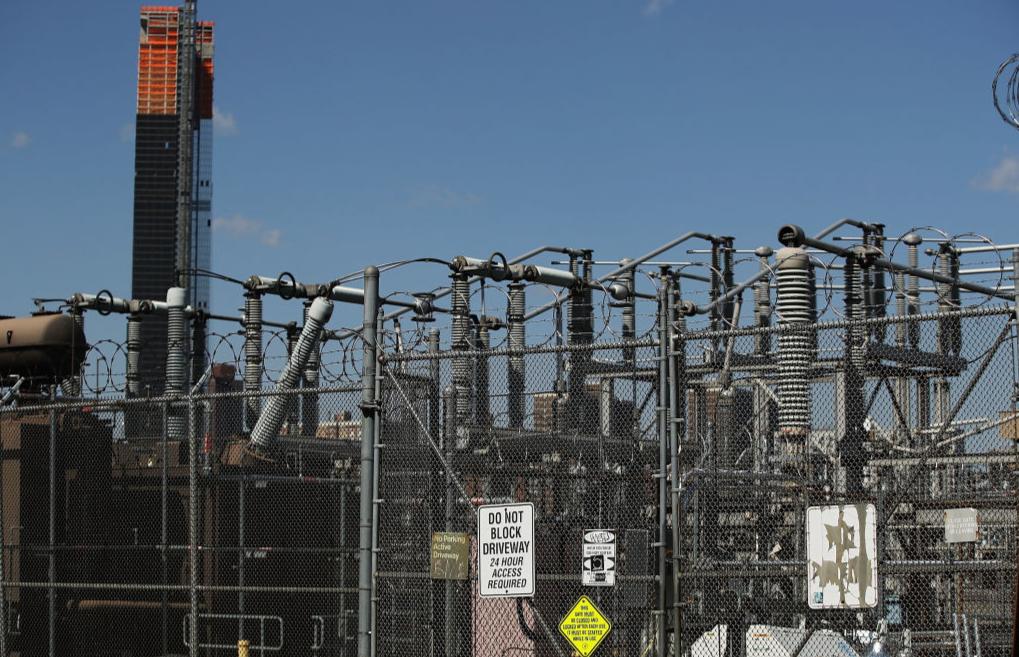 A Con Edison power plant in a Brooklyn neighborhood across from Manhattan in New York City. As US officials step up sanctions on Russian intelligence for its interference in the 2016 elections, members of the Trump administration have accused Russia of a cyber-assault on the domestic energy grid and other key parts of America's infrastructure.