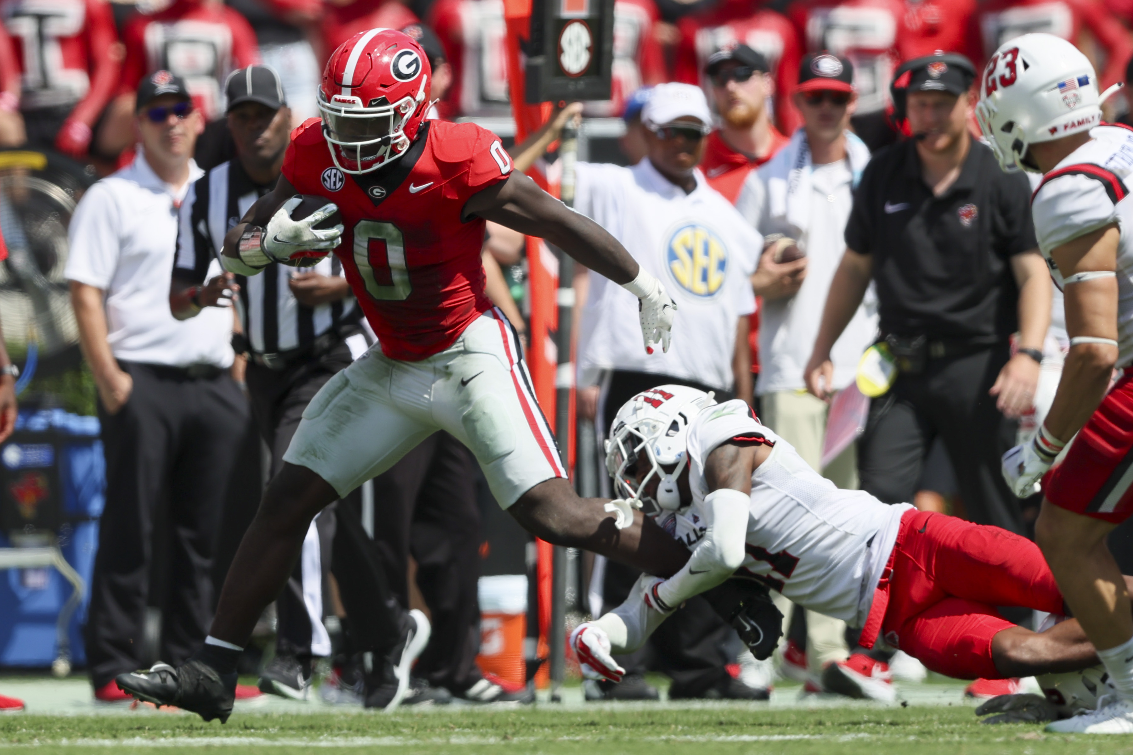 Kendall Milton, Roderick Robinson out for Georgia against UAB