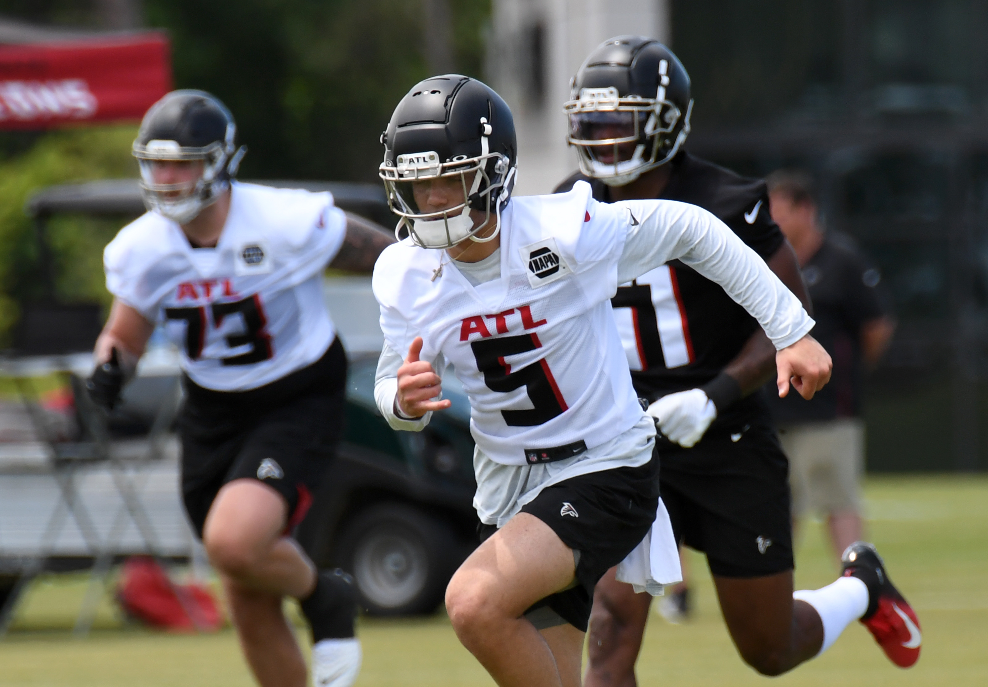 We'll Get Him Going!' Atlanta Falcons' DeAngelo Malone Off to Slow