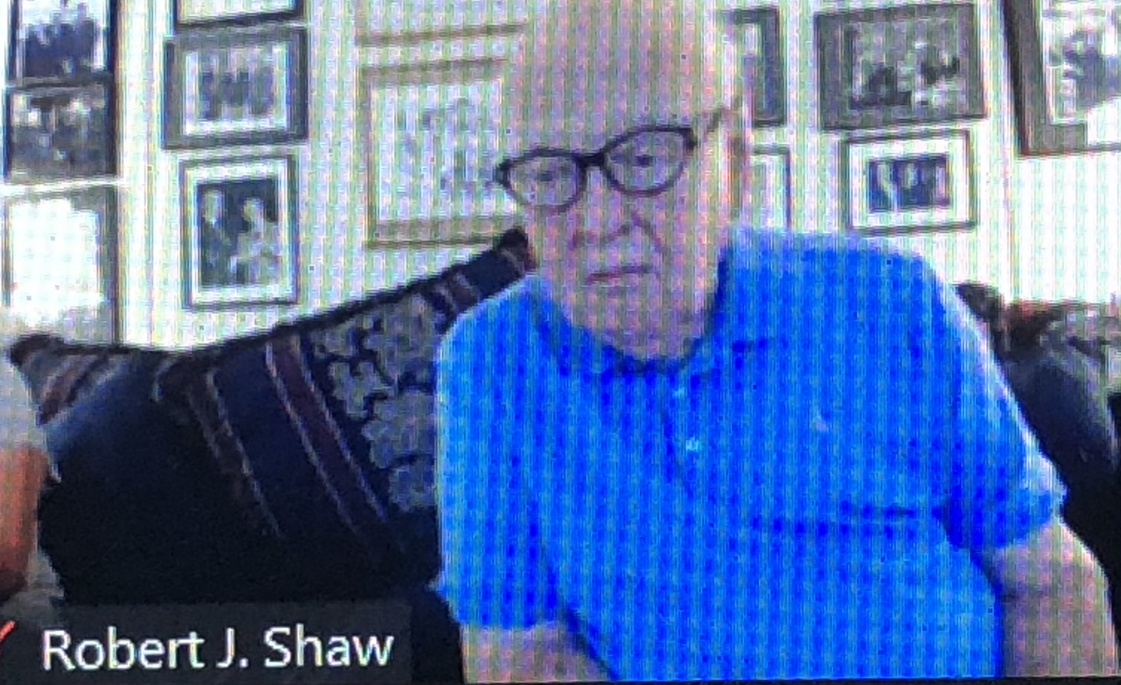 Bob Shaw, seen here in a recent specially called Zoom meeting, is the former chairman of the Development Authority of Fulton County.