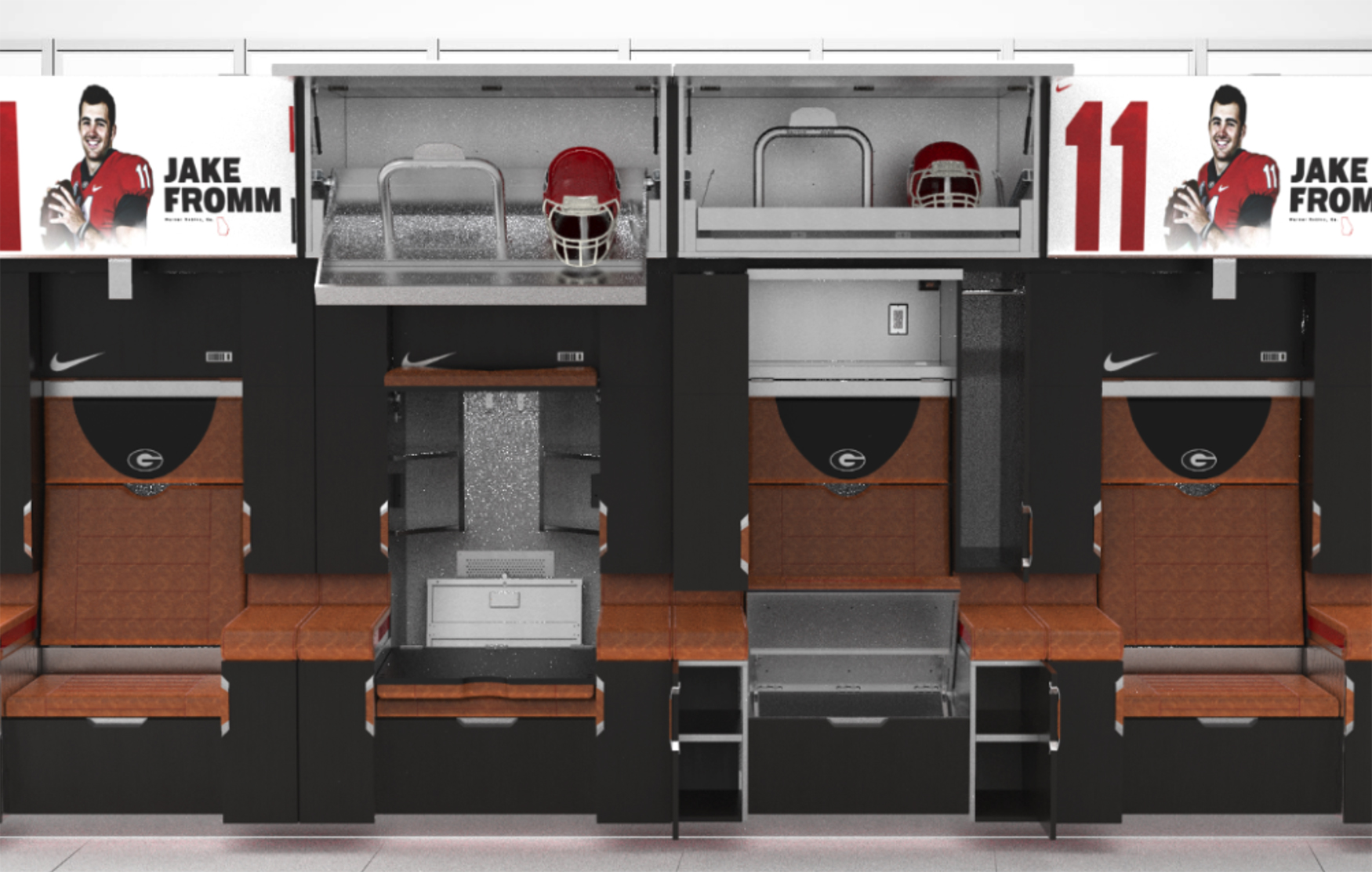 Uga Players To Enjoy Air Conditioned Lockers Reclining And Wider Seats
