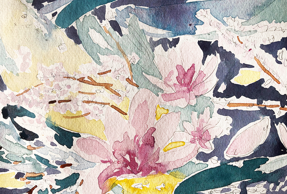 “This Could Be” by Christina Kwan will be at Piastra Restaurant on the Atherton Square Wall at 45 W Park Square