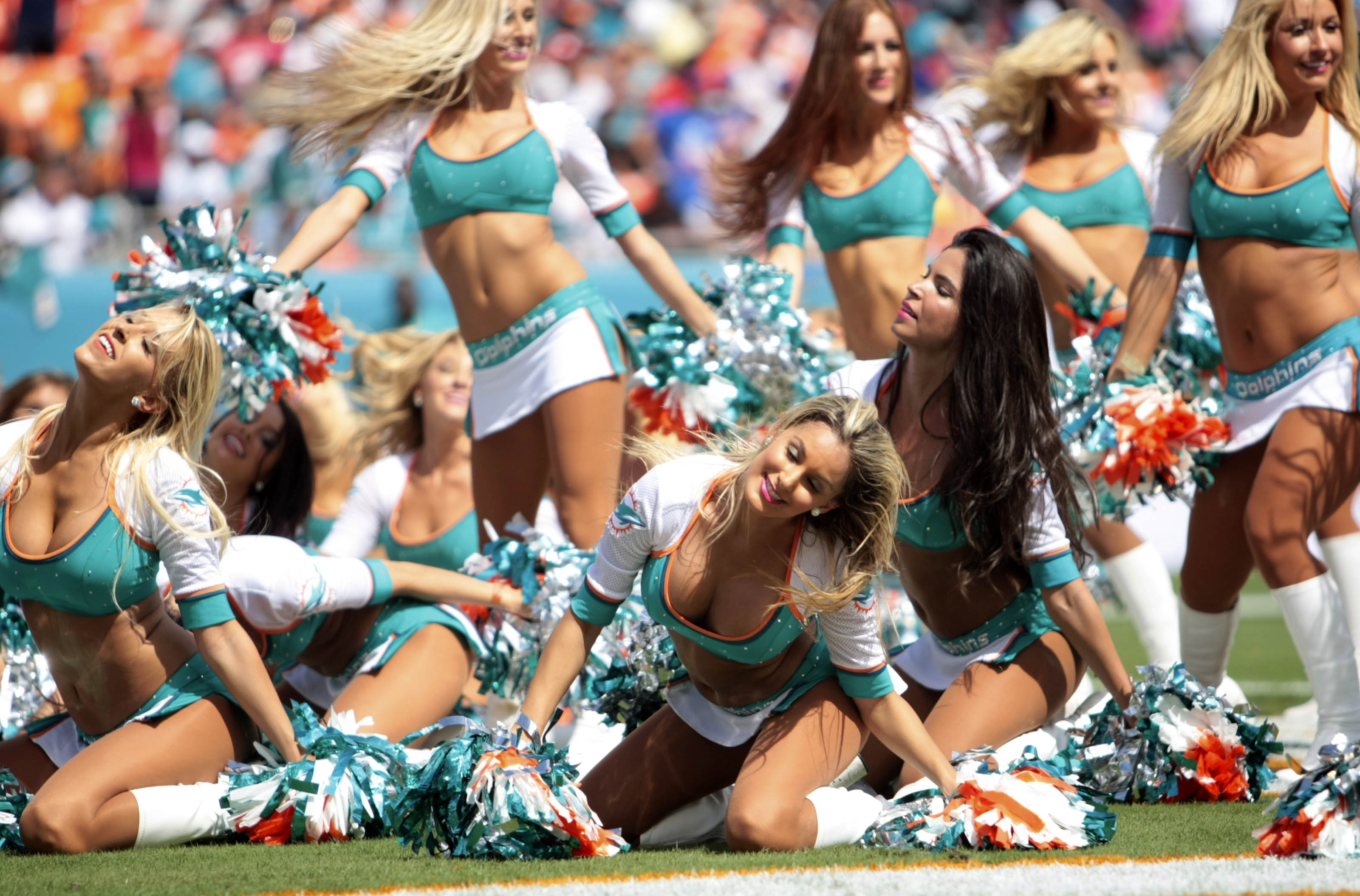 3201px x 2109px - Miami Dolphins cheerleaders web page hacked by porn site
