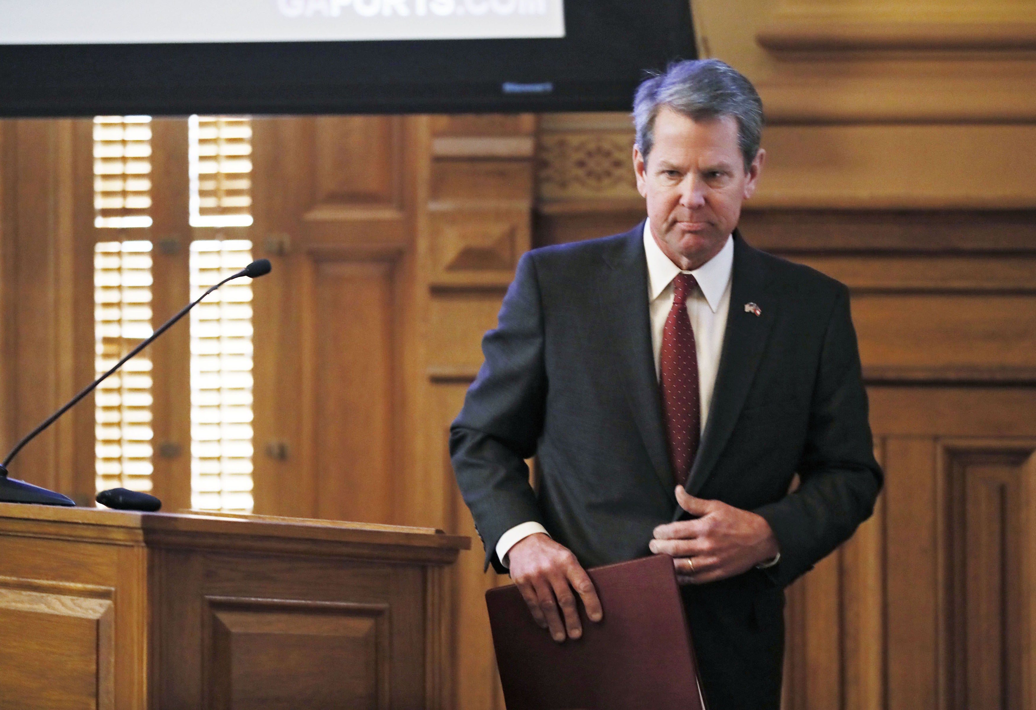 Georgia Gov. Brian Kemp. Bob Andres / bandres@ajc.com