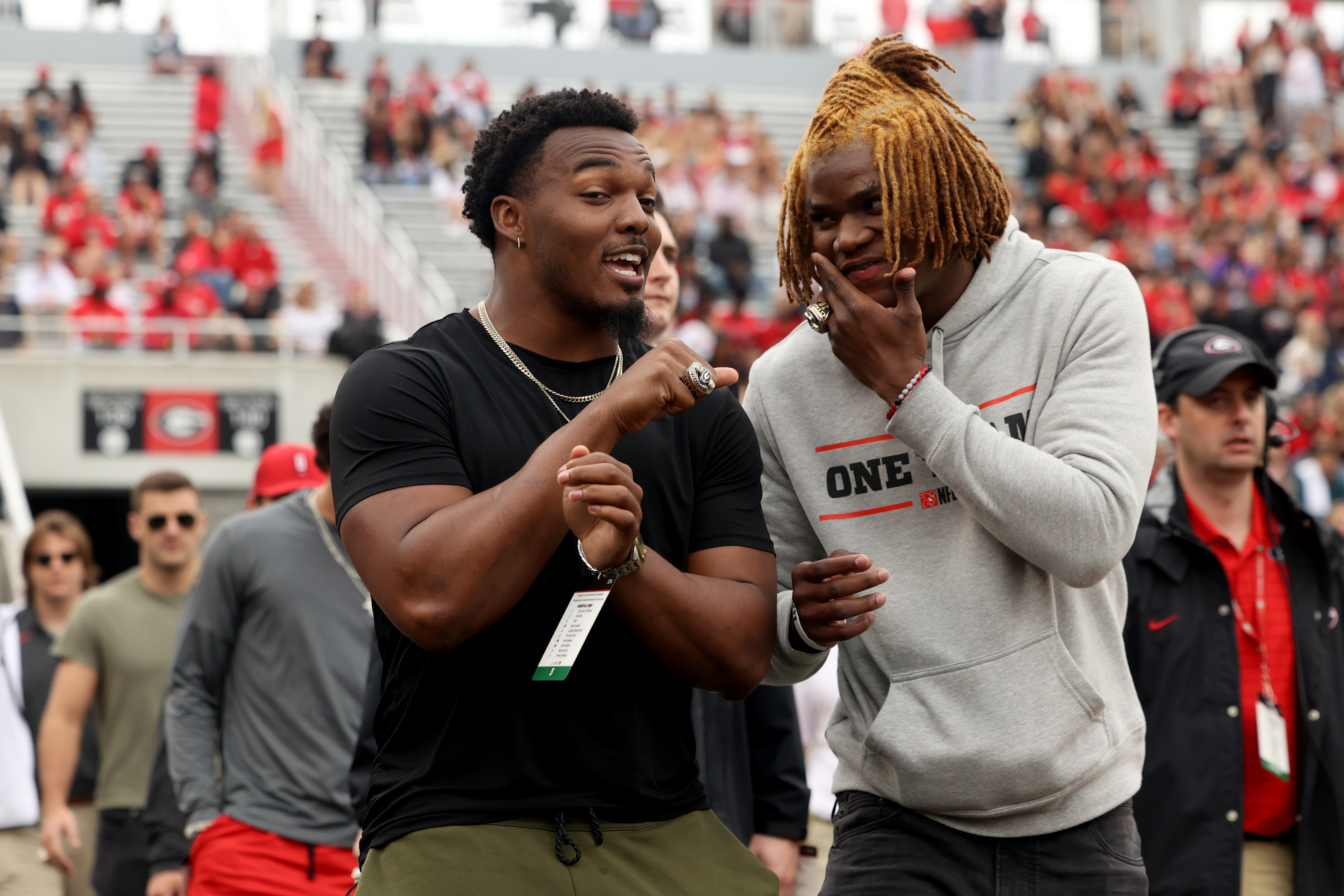 Former Georgia football LB Nakobe Dean on title ring and NFL draft