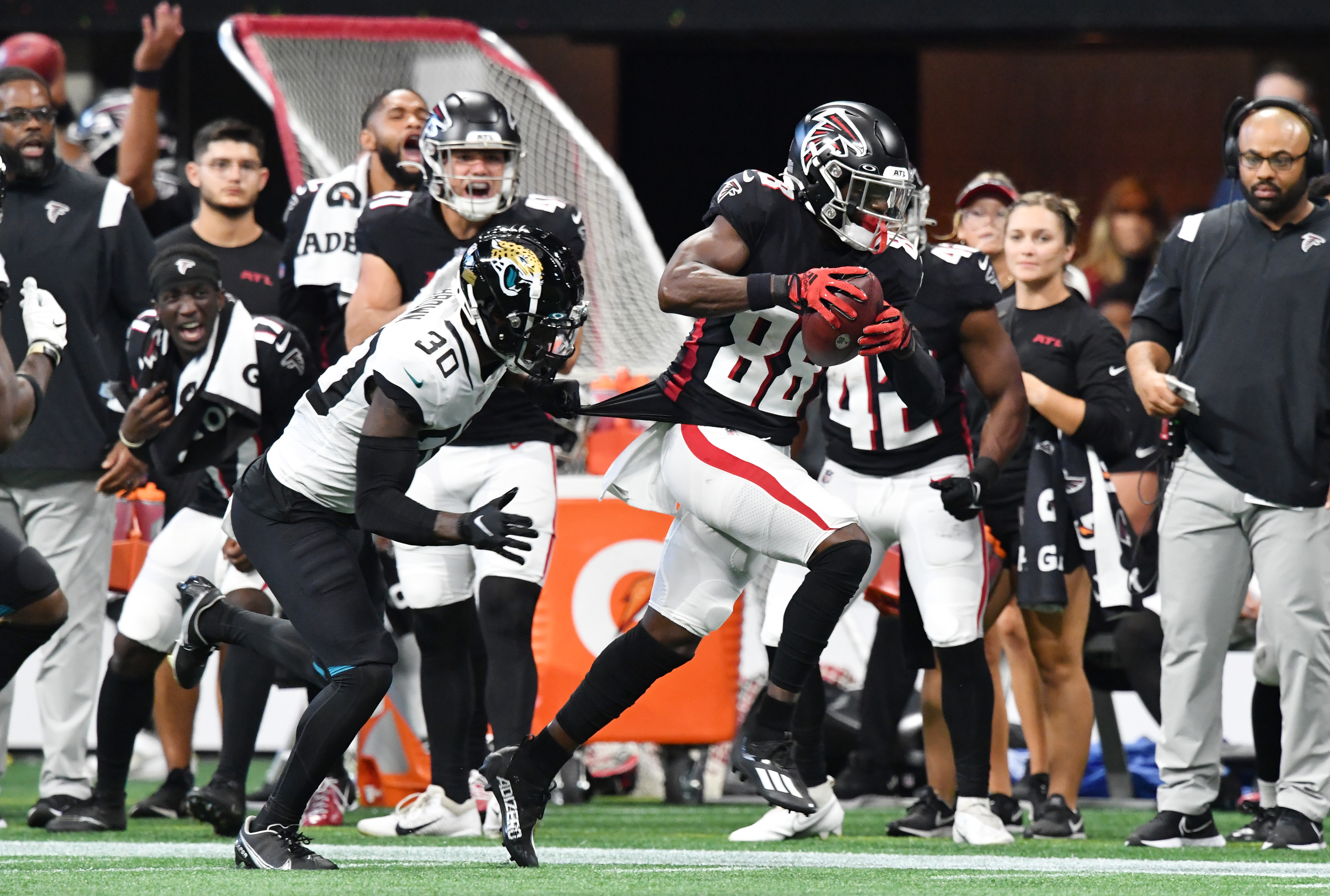 Falcons' Frank Darby promoted to active roster for Sunday