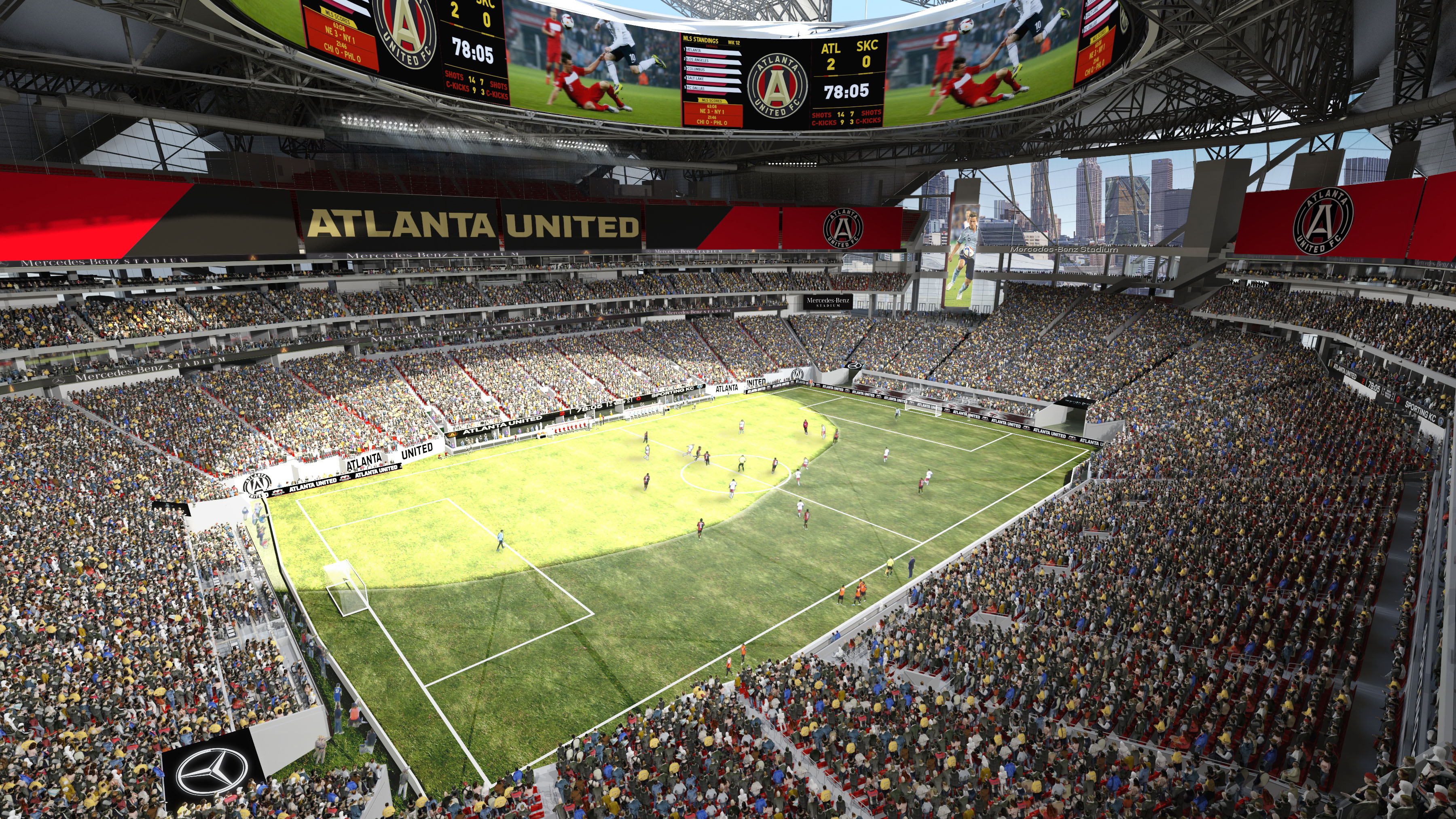 Atlanta United to open Mercedes-Benz Stadium on July 30