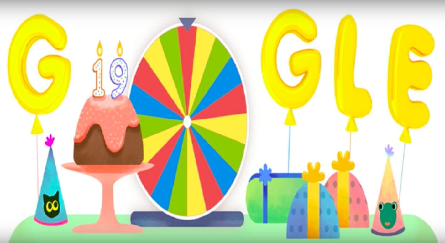 O que é o Google Birthday Surprise Spinner?