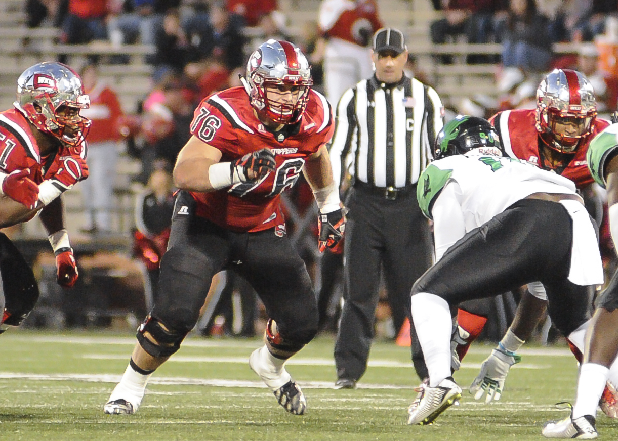 Western Kentucky lineman Forrest Lamp visits Texans