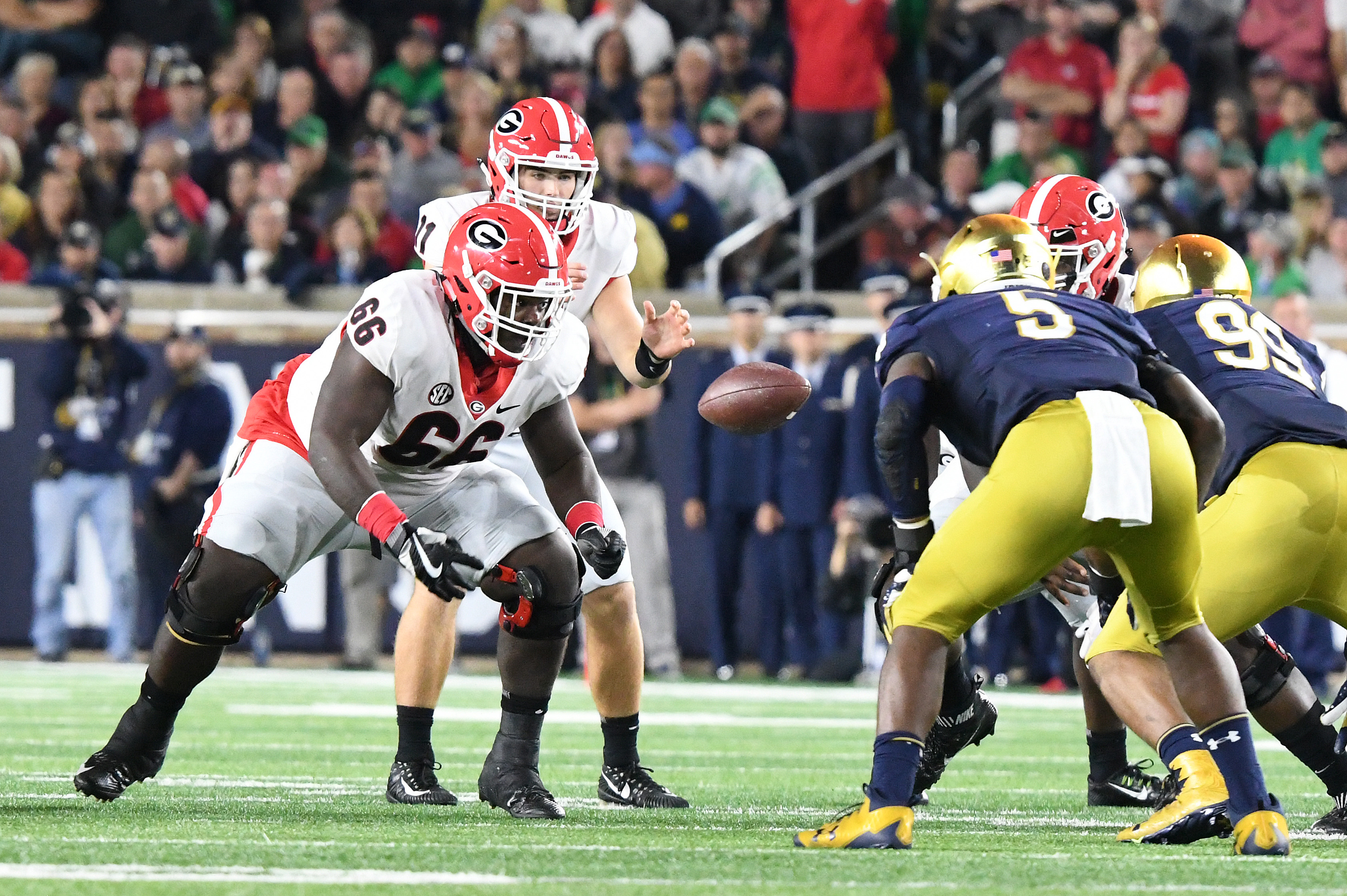 Solomon Kindley staying motivated amid Georgia's touted line