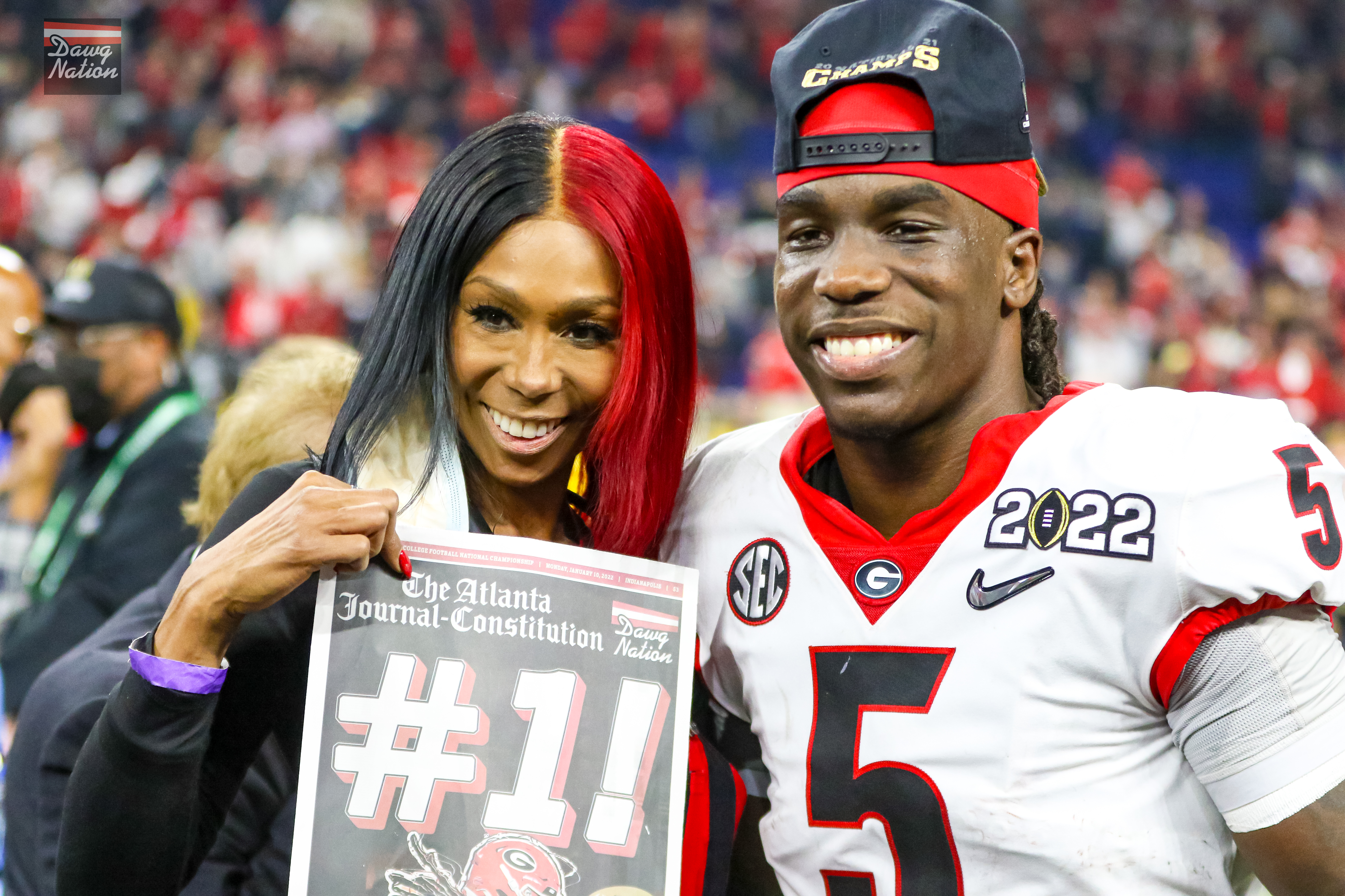 Kelee Ringo's clinching TD set off Georgia football title celebration