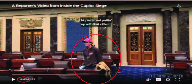 Bruno Cua has been charged by the FBI with five counts related to the Jan. 6 storming of the U.S. Capitol.