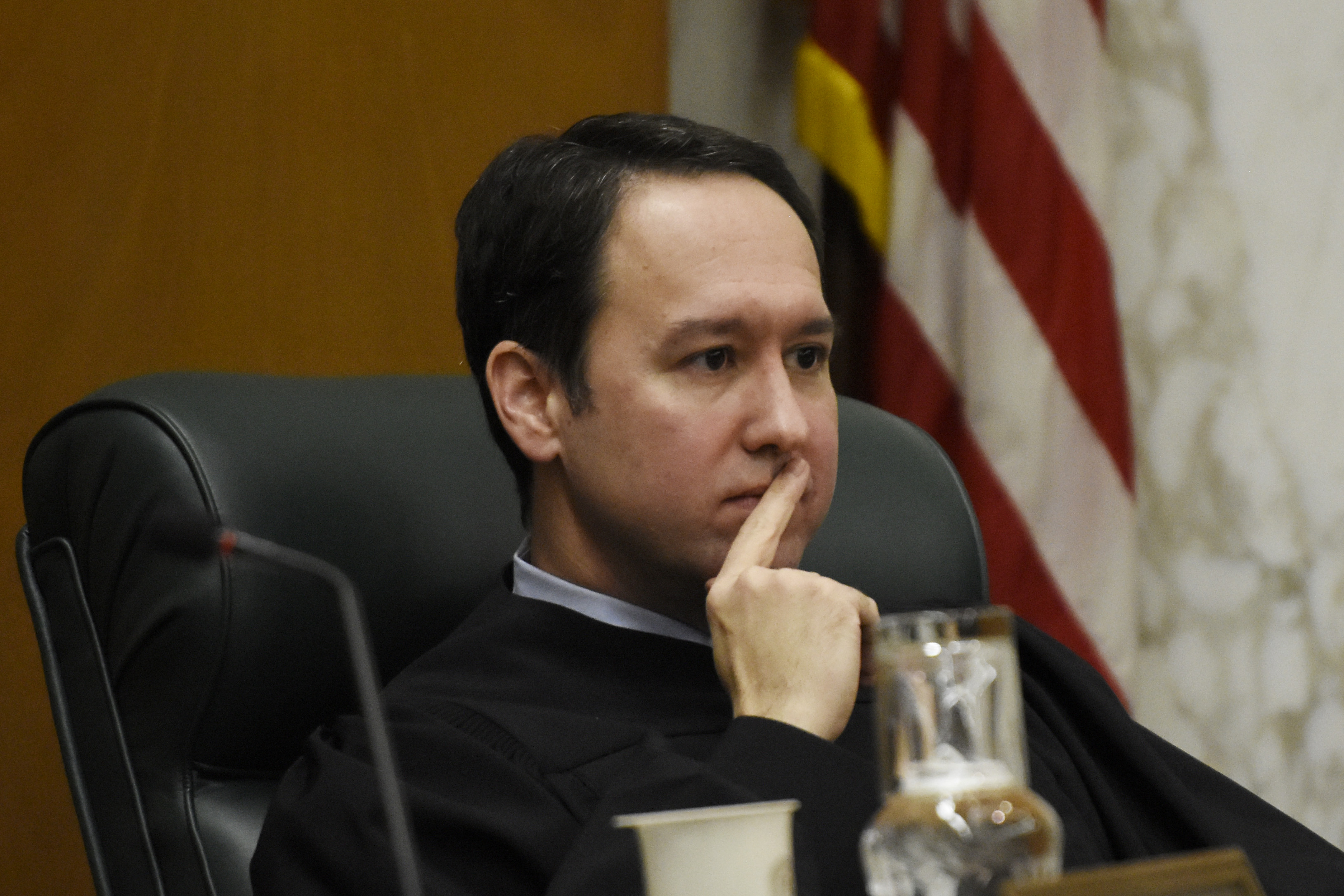 Justice Keith Blackwell, who wrote the unanimous decision reinstating the felony murder charge. (DAVID BARNES / DAVID.BARNES@AJC.COM)